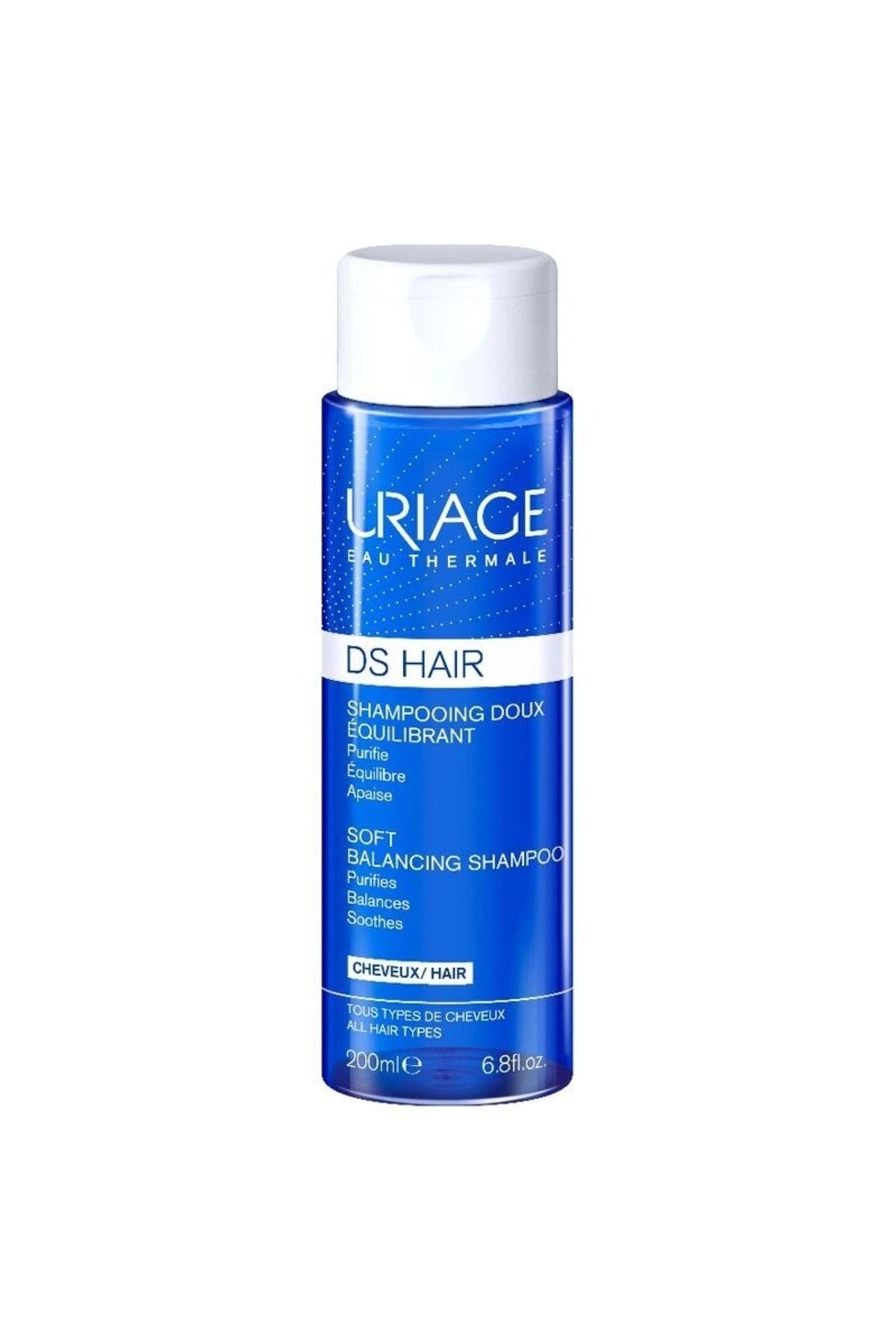 Uriage Ds Hair Soft Balancing Shampoo - Termal Su Içeren Arındırıcı Ve Dengeleyici Şampuan 200 Ml