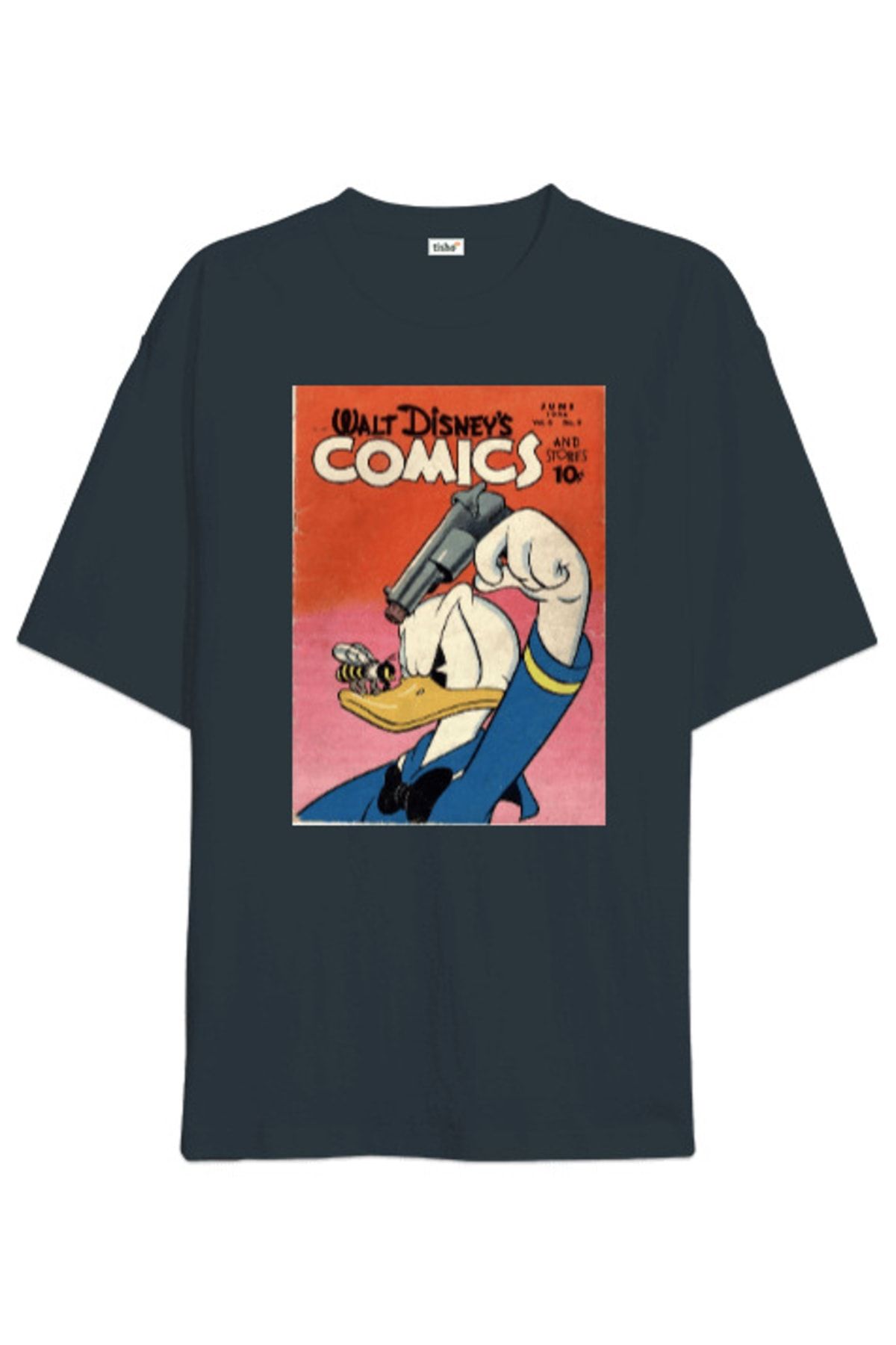 Tisho Walt Disney Comics Duffy Duck Oversize Unisex Tişört