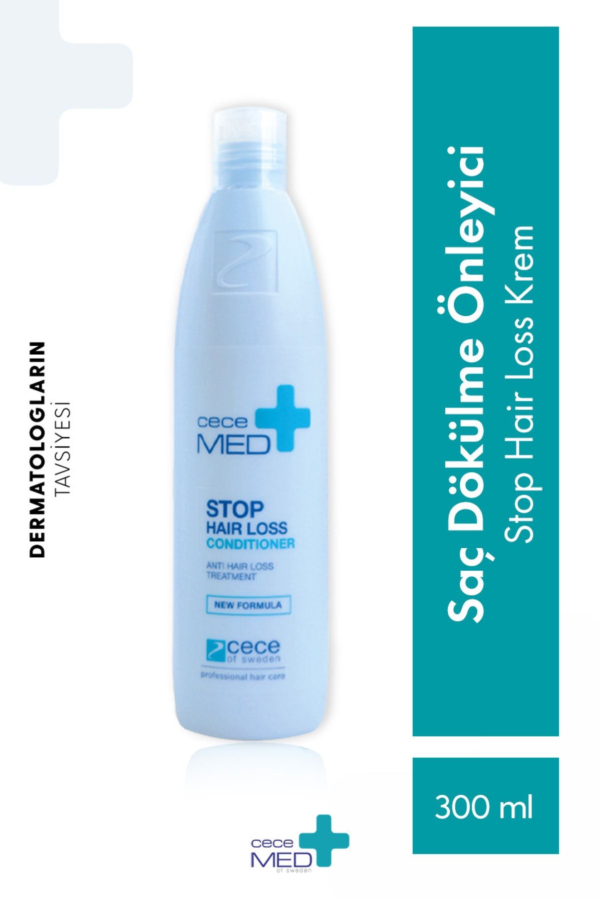 CECEMED Saç Dökülme Önleyici Saç Kremi - Stop Hair Loss Conditioner 300 Ml