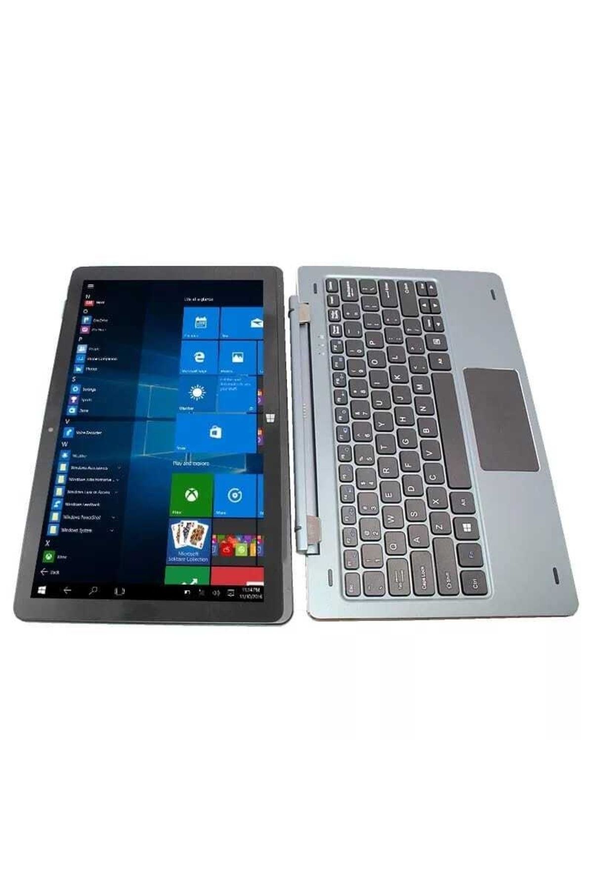 FOSILTECH Yeni 2 In1 Pc 11.6 Inç 4 Gbgb+ 128gb Windows 10 Yerleştirme Klavye Nc01 Cpu 8300 Tablet Pc
