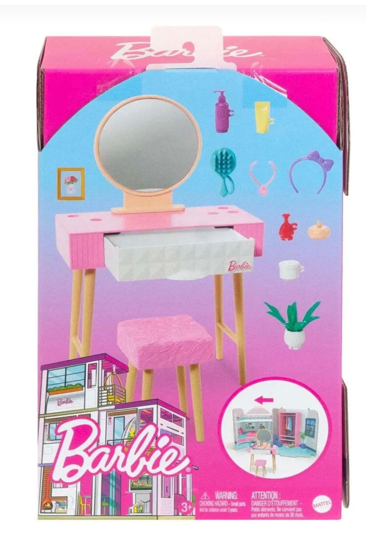 Barbie Nin Ev Dekorasyonu Oyun Seti