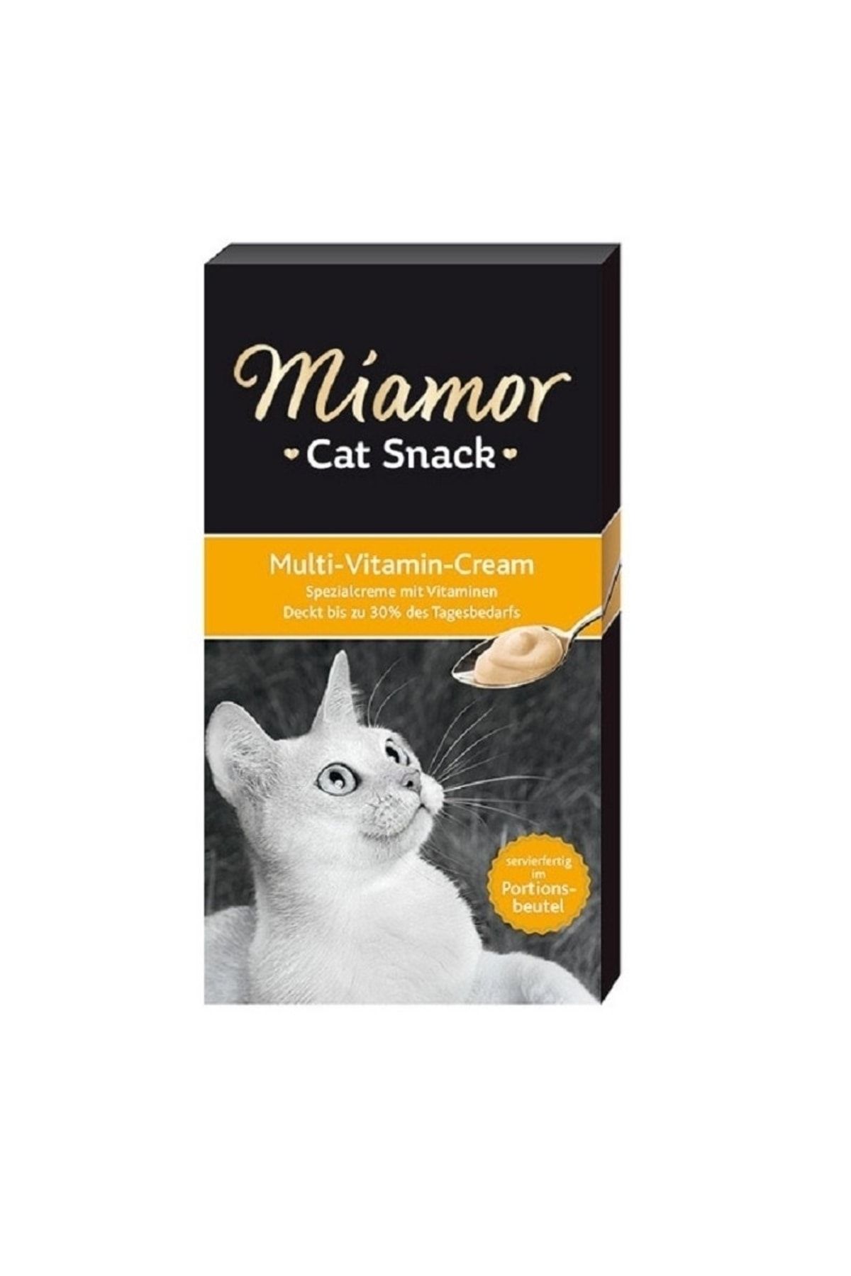 Miamor Cream Multi-vitamin Ek Besin Ve Kedi Ödül Maması 6x15 Gr