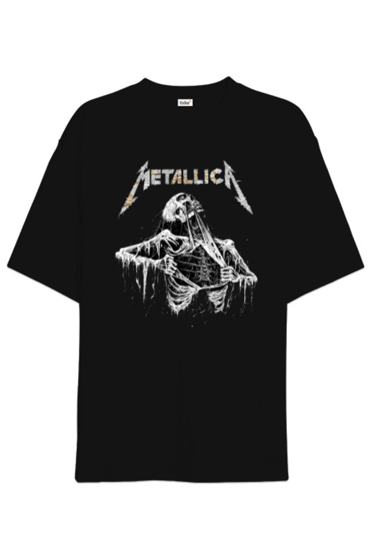 Tisho Metallica Oversize Unisex Tişört