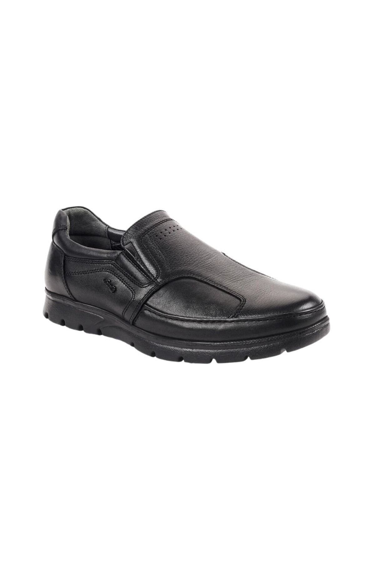 Forelli 32606-h Hoka Siyah Erkek Comfort Deri Kemik Ayakkabısı