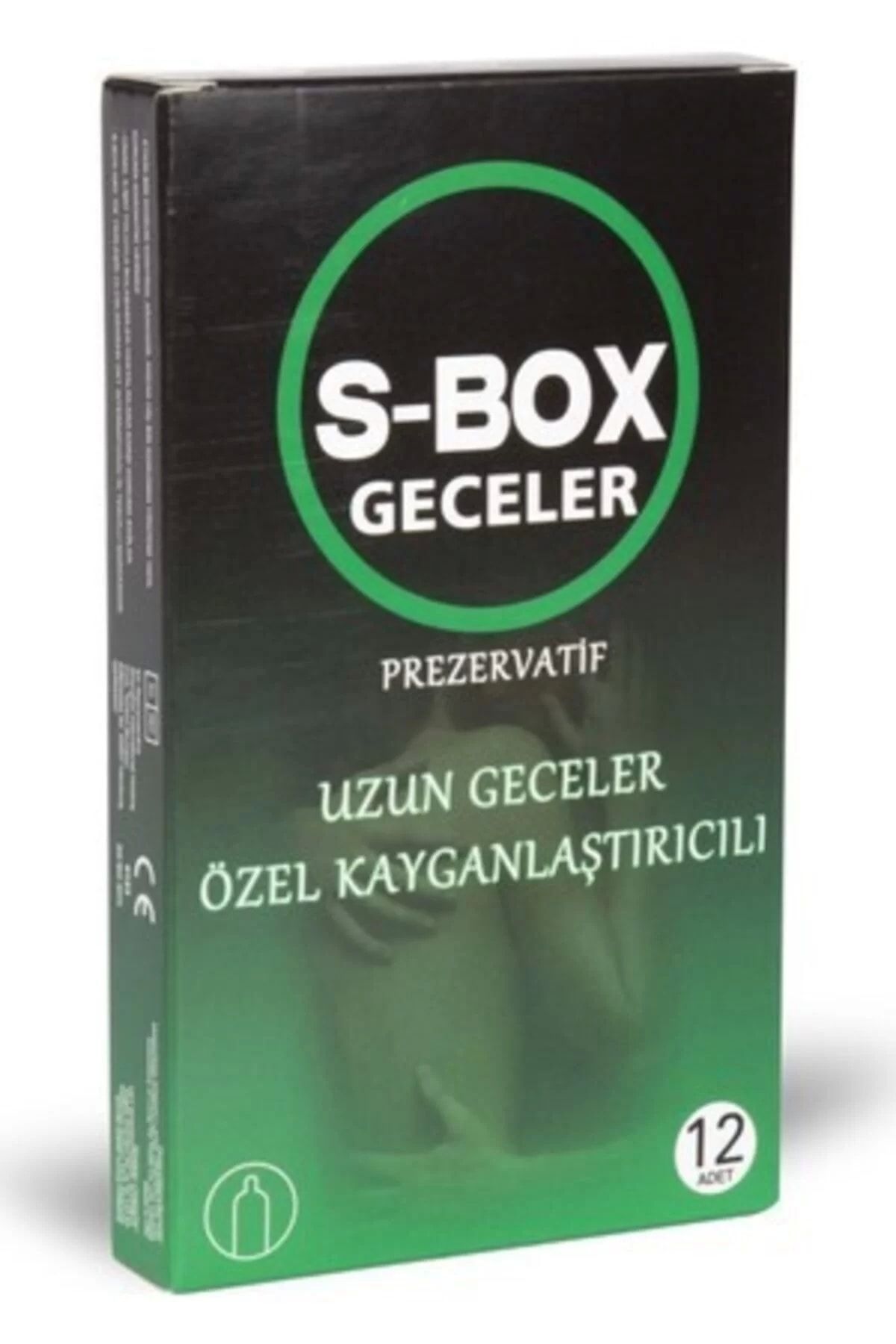 S-Box Prezervatif Uzun Geceler Özel Kayganştırıcılı 12 Adet