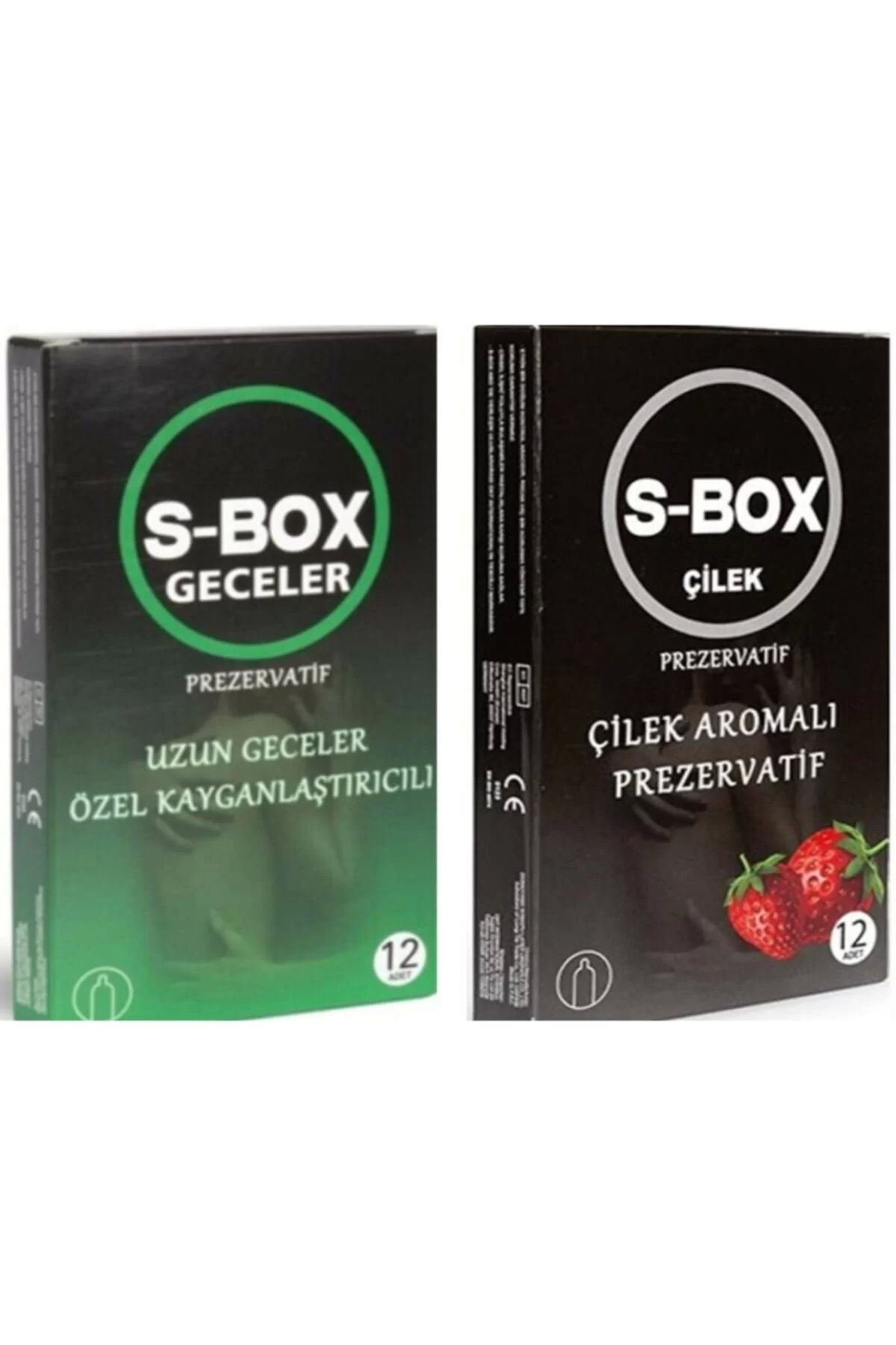 S-Box Prezervatif Uzun Geceler+çilek Aromalı ( 12+12 )
