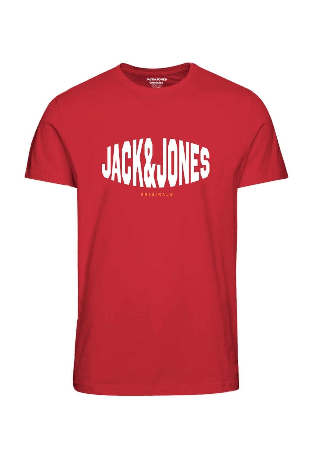 Jack & Jones Jack Jones Marque Tee Ss Crew Neck Fst Erkek Kırmızı Tshirt 12232652-17