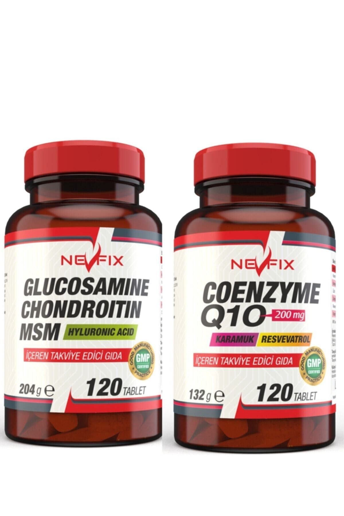 Nevfix Glucosamine Chondroitin Msm 120 Tablet Coenzyme Q10 200 Mg 120 Tablet