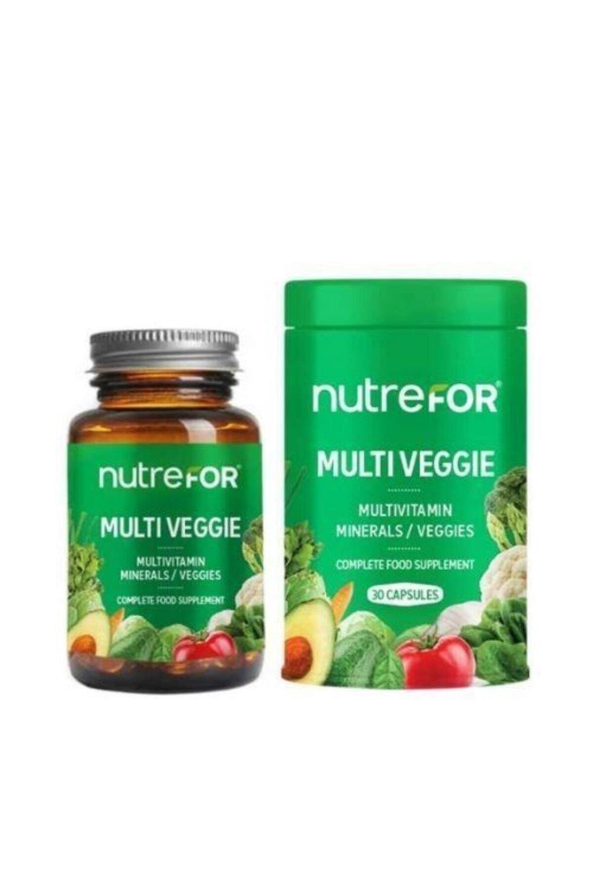 Nutrefor Multi Veggie 30 Kapsül | Multivitamin Mineral Ve Sebze Ektresi