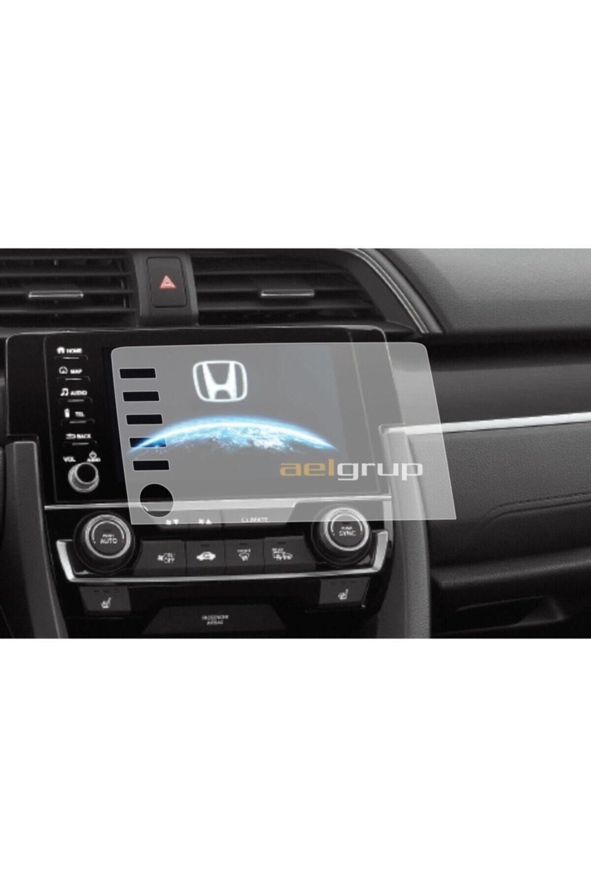 ael-tech Honda Civic Makyajlı Kasa Fc5 Navigasyon Uyumlu 9h Nano Ekran Koruyucu