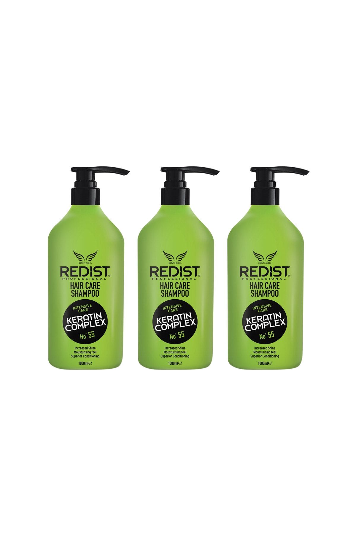 Redist Keratin Saç Bakım Şampuanı 1000 ml 3 Adet Eko Paket