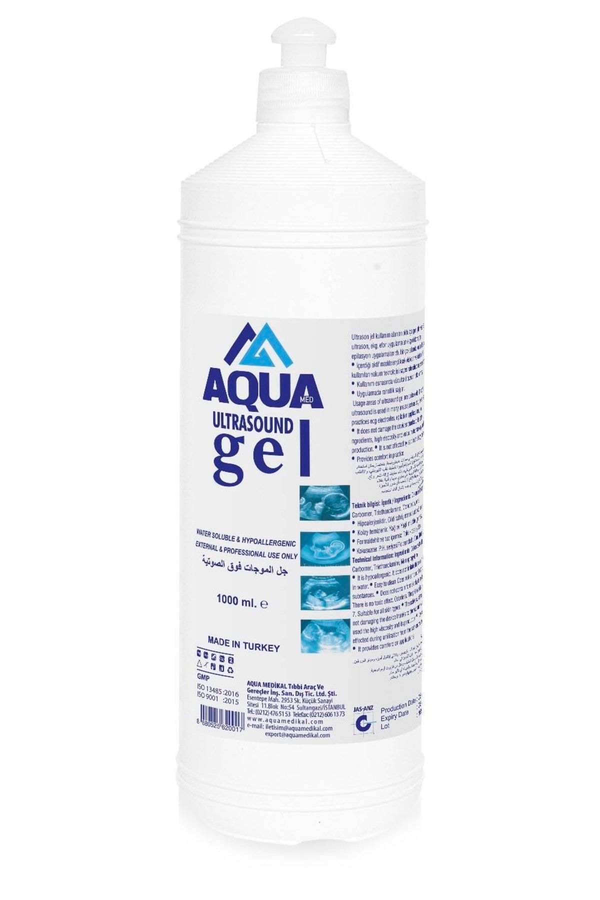 Aqua Ultrason Jeli 1 lt