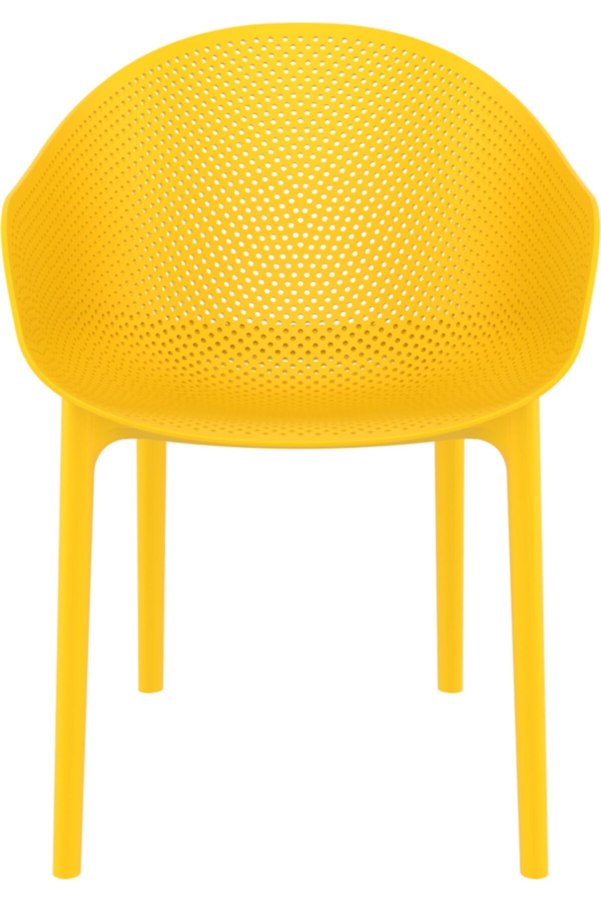 Siesta Sarı Bahçe Sandalyesi