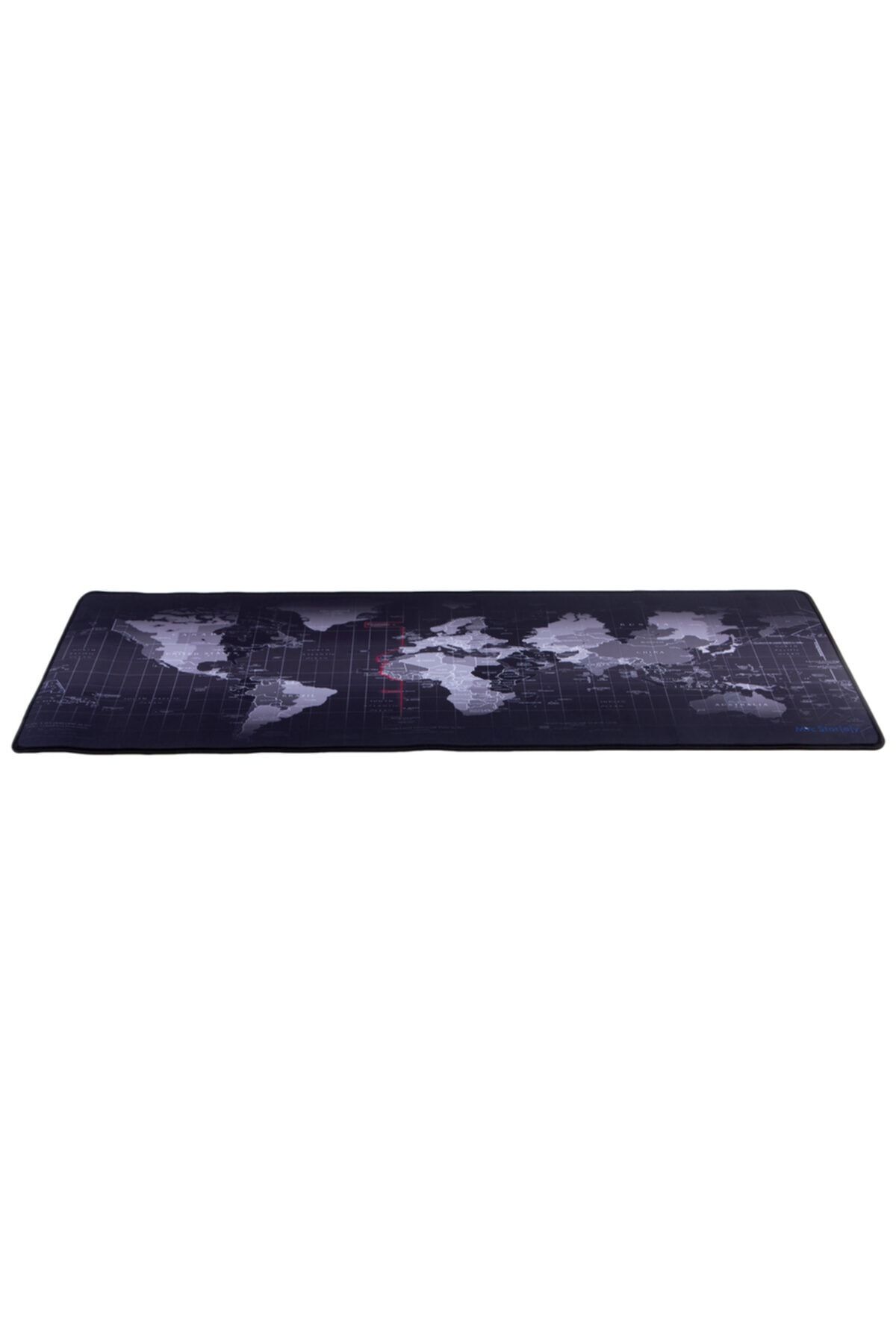 Mcstorey Oyuncu Mouse Pad 30x60 3mm Kaymaz Mouse Altlığı Dünya Haritası Görselli