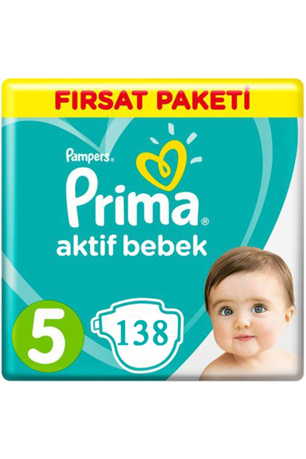 Prima 5 Beden-numara Junıor 11-16 kg Fırsat Paketi 138 Adet Bebek Bezi