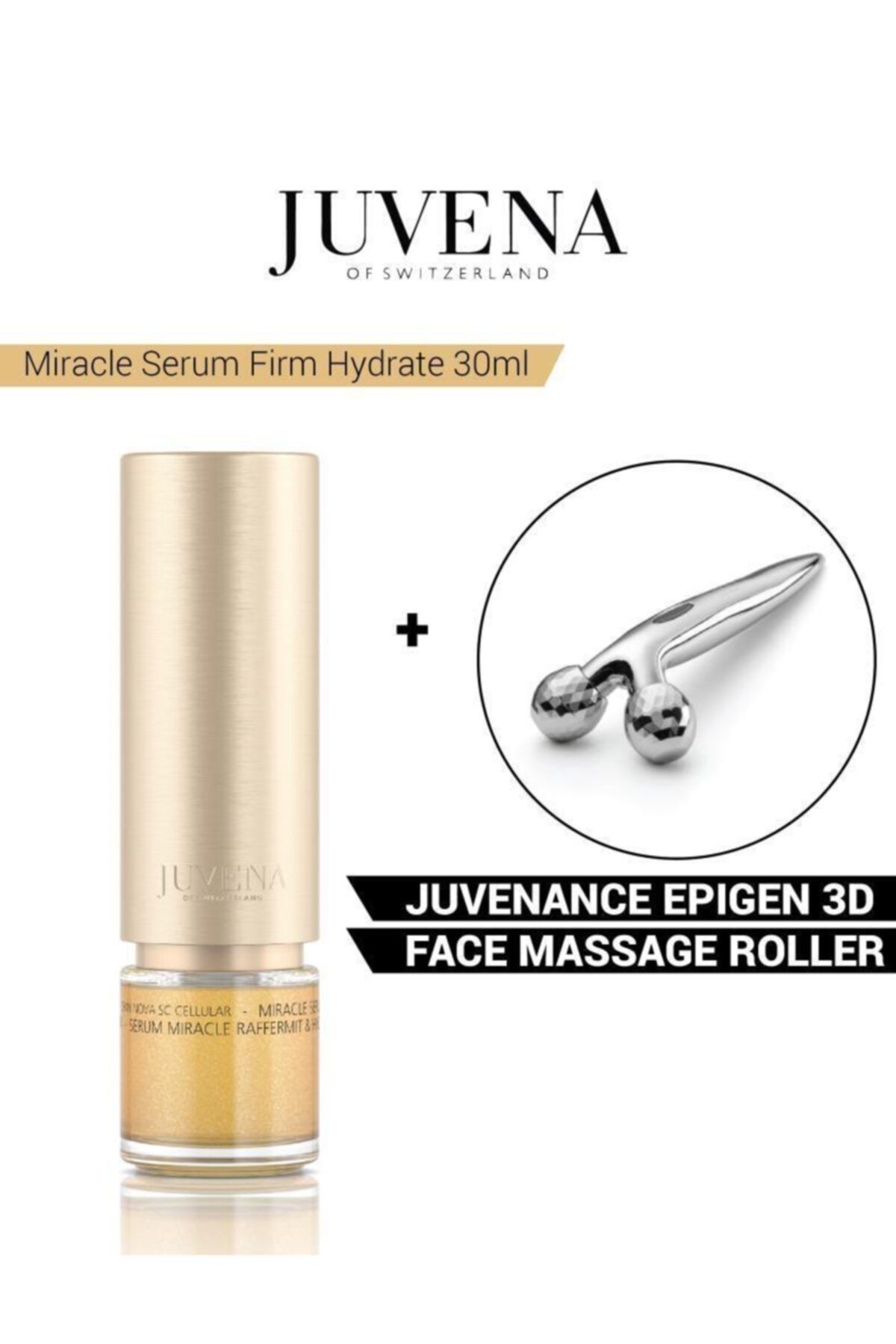 Juvena Miracle Serum Firm Hydtrate 30ml+epigen 3d Face Massage Roller