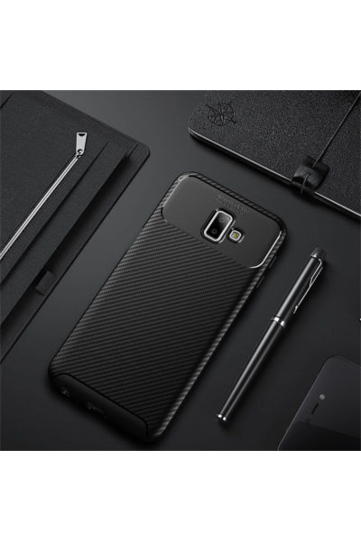Pickcase Galaxy J6 Plus Kılıf Negro Silikon Siyah