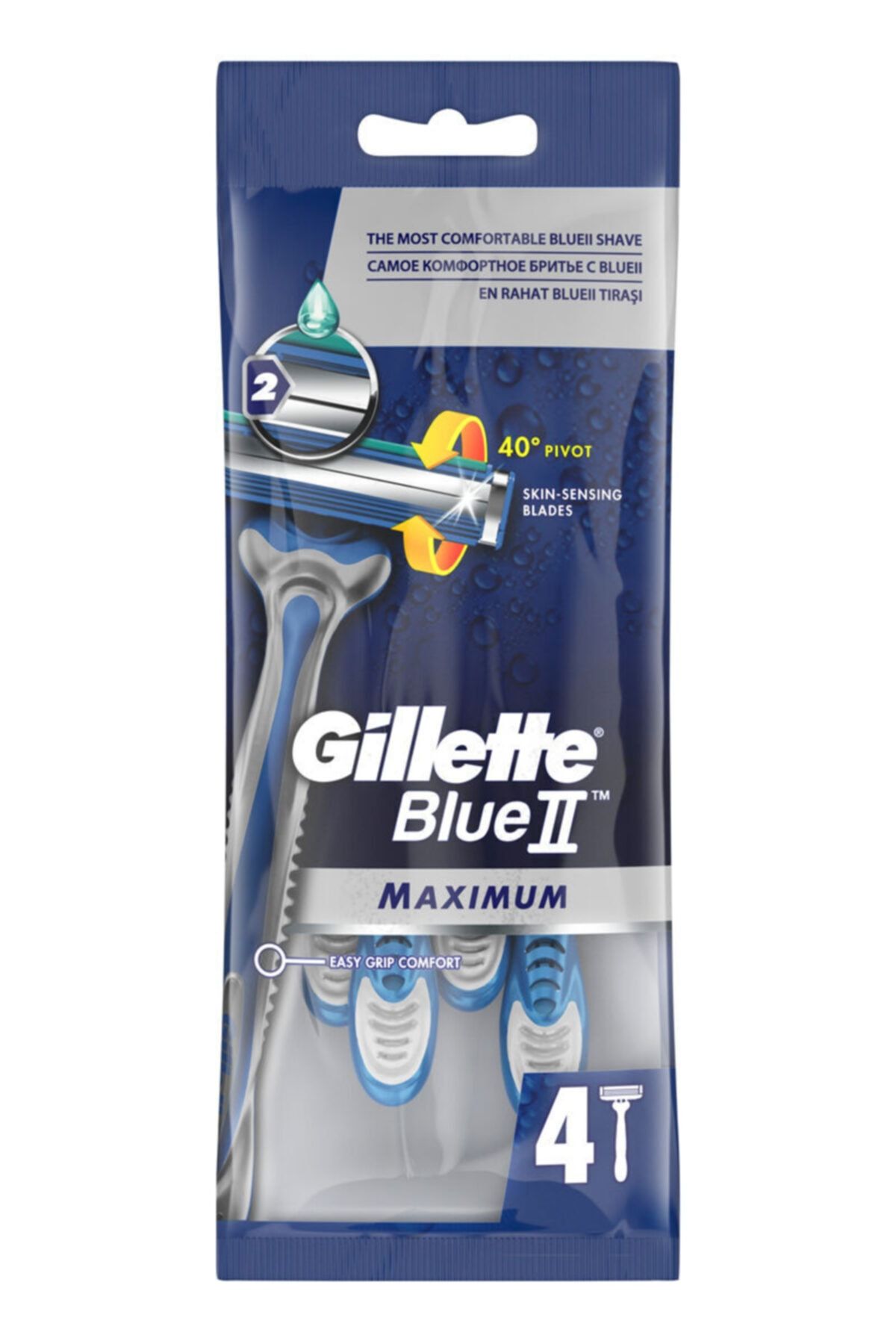 Gillette Blue2 Maximum Kullan At Tıraş Bıçağı 4'lü