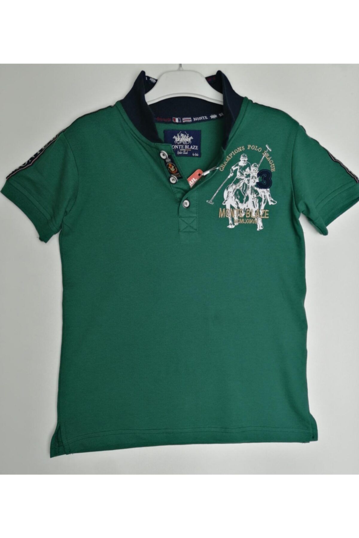 NK Erkek Yeşil Polo Yaka T-shirt