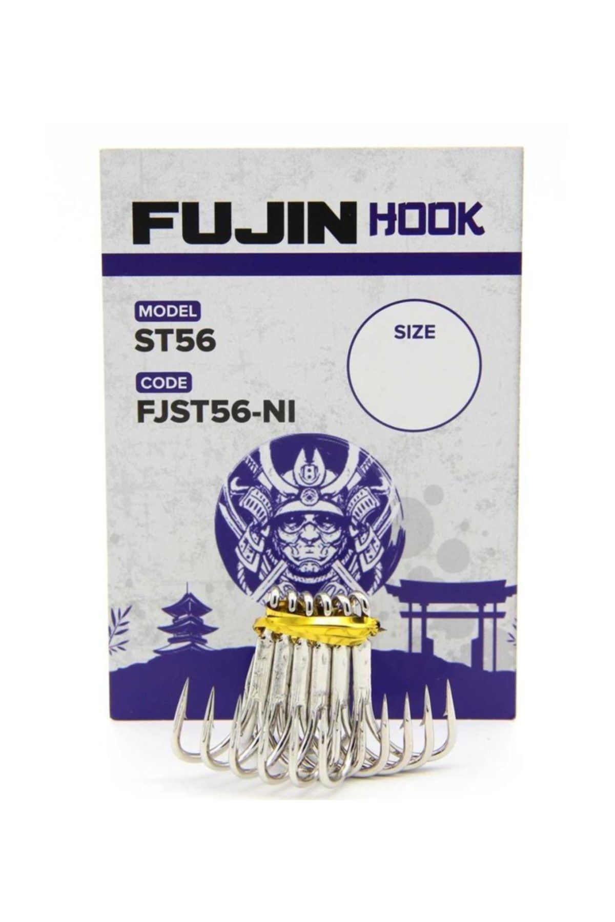 Fujin St56 Nickel Üçlü Maket Balık Iğnesi No:2