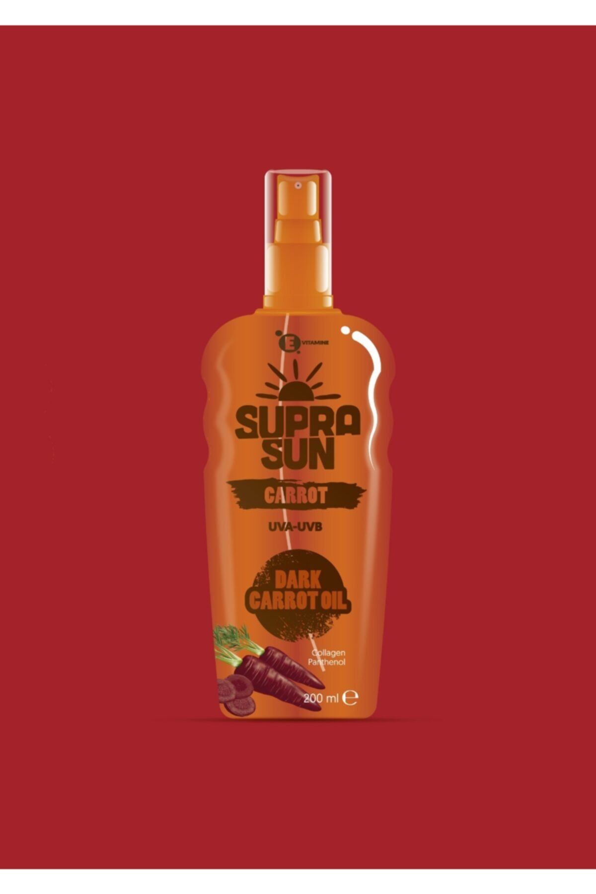 Supra Sun Carrot Oil Bronzlaştırıcı Havuç Yağı