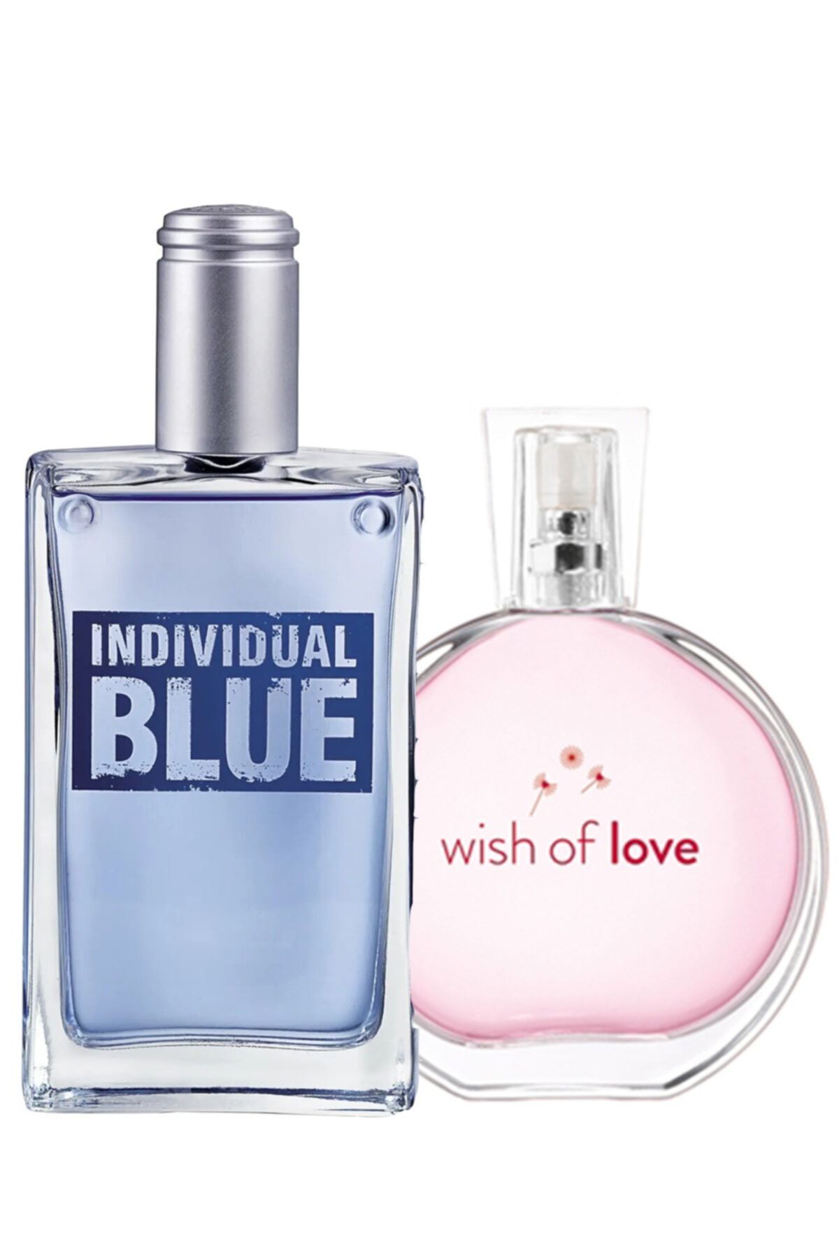 Avon Individual Blue Edt 100 ml Erkek Parfüm + Wish Of Love Edt 50 ml Kadın Parfüm Seti