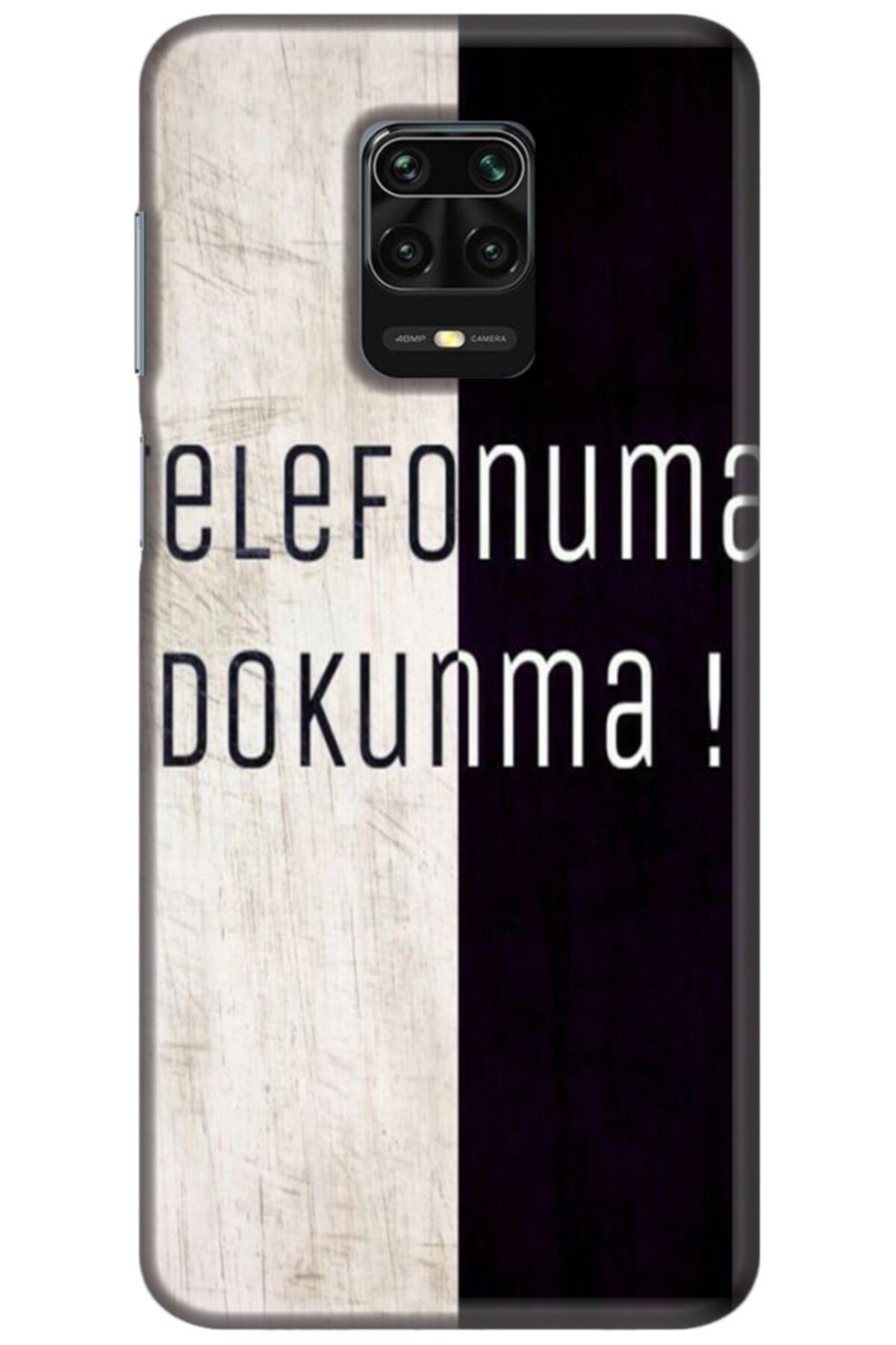 Turkiyecepaksesuar Xiaomi Redmi Note 9 Pro Kılıf Silikon Baskılı Desenli Arka Kapak