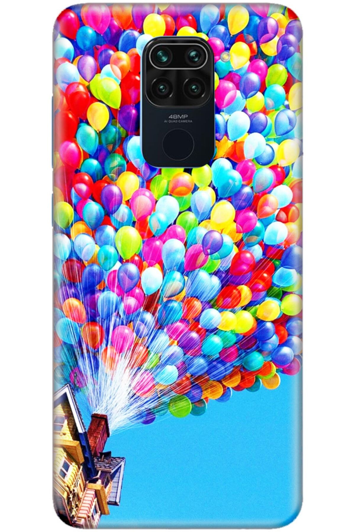Turkiyecepaksesuar Xiaomi Redmi Note 9 Kılıf Silikon Baskılı Desenli Arka Kapak