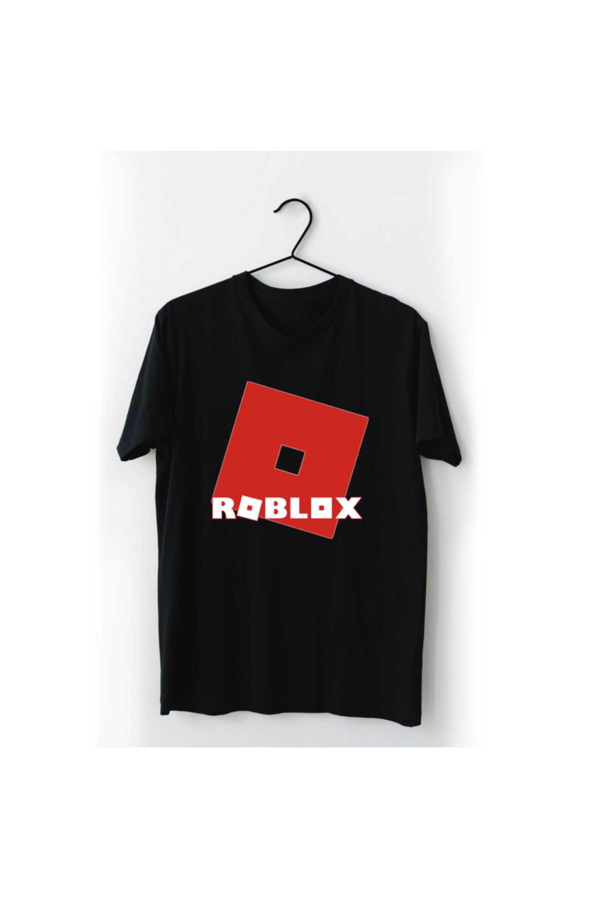 VectorWear Unisex Çocuk Siyah Roblox T-Shirt