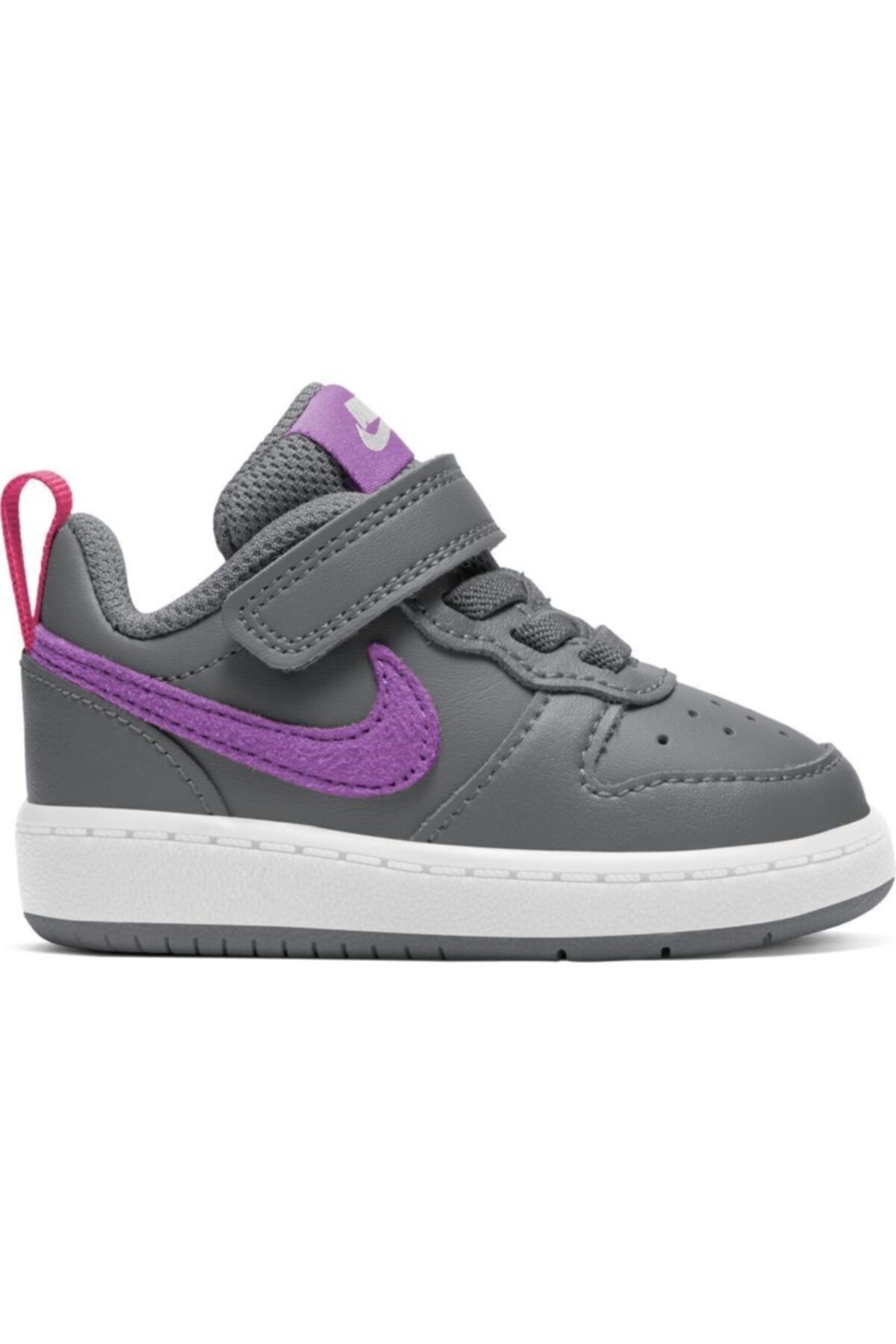 Nike Kız Bebek Gri Court Borough Low 2 Ayakkabısı Sneaker