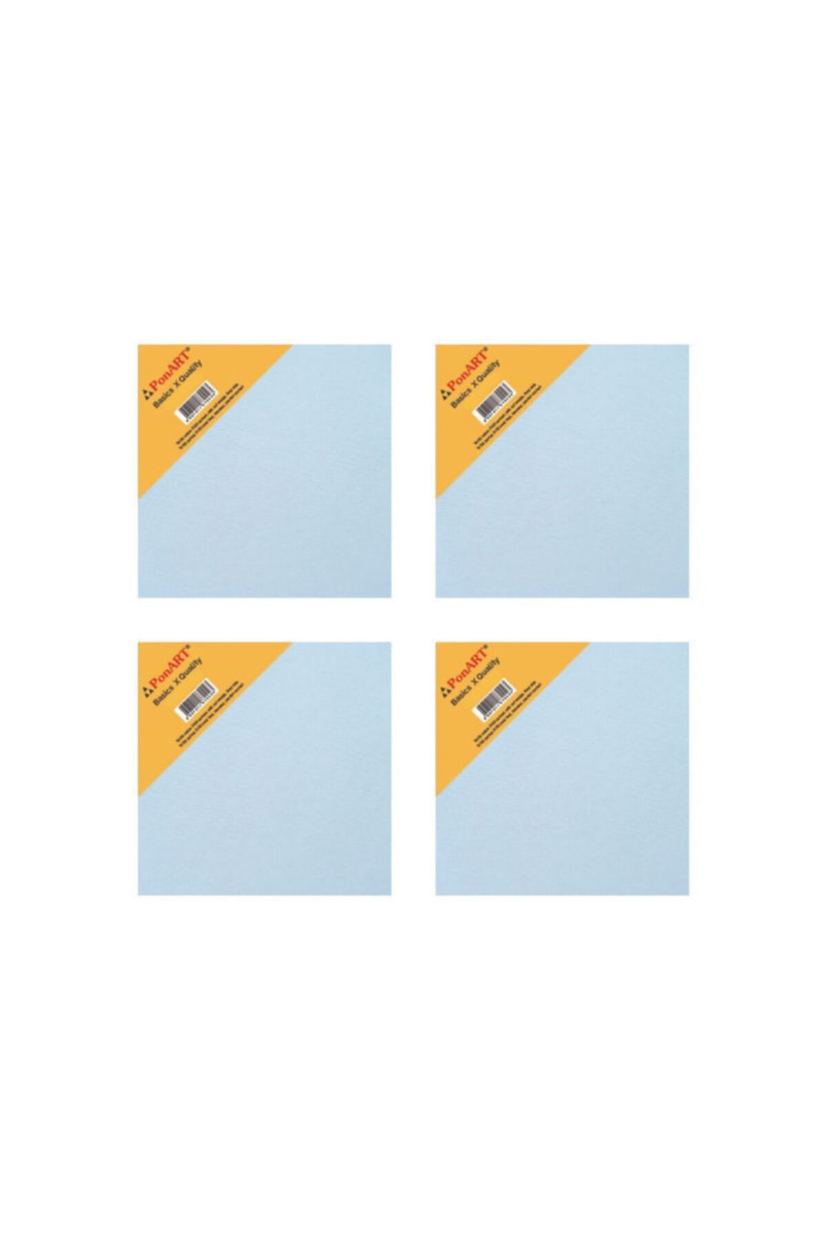 Ponart Basic Tuval 10x10 Cm. 4 Adet