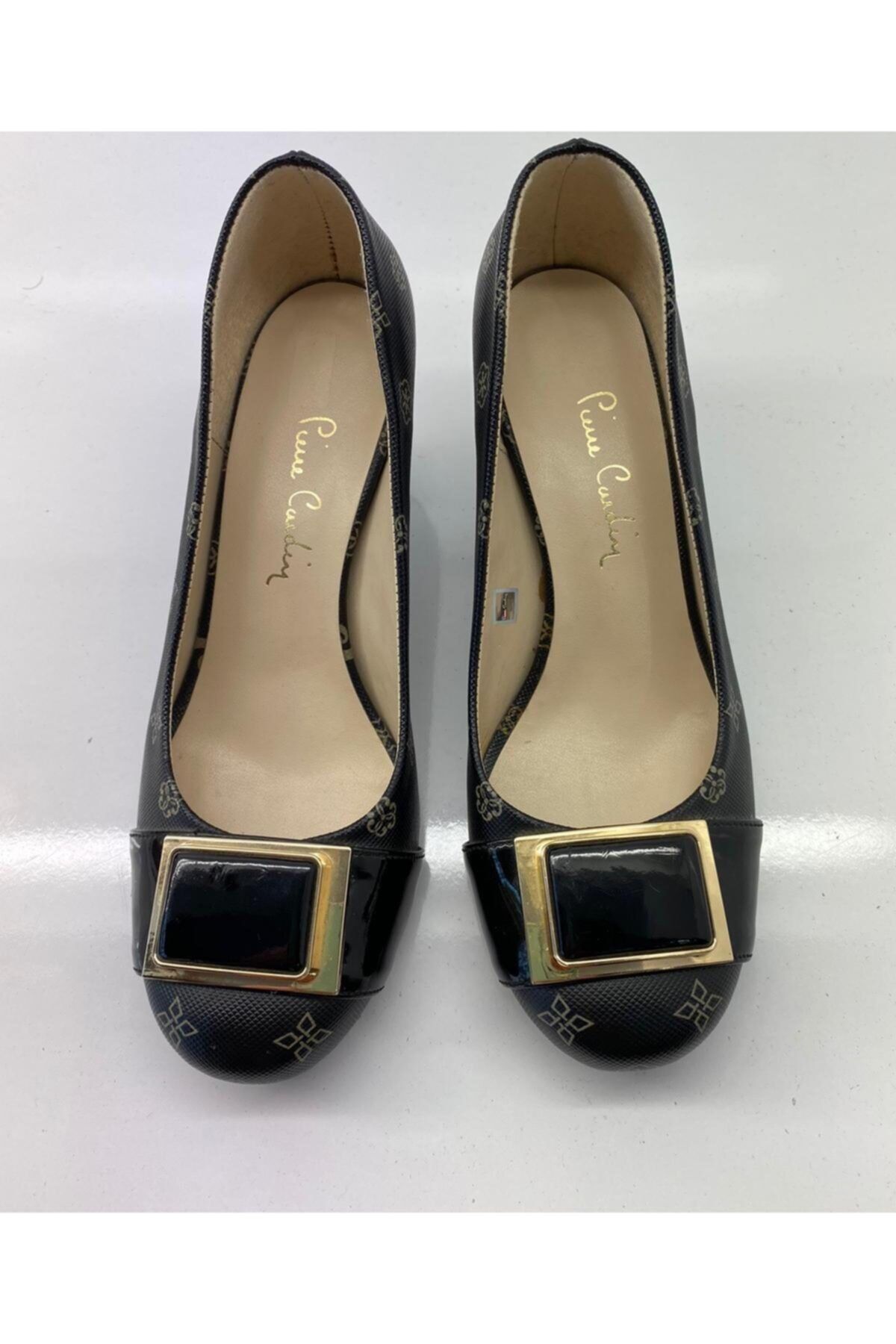 Pierre Cardin Kadın Siyah Günlük Hakiki Deri Topuklu Ayakkabı 1711500