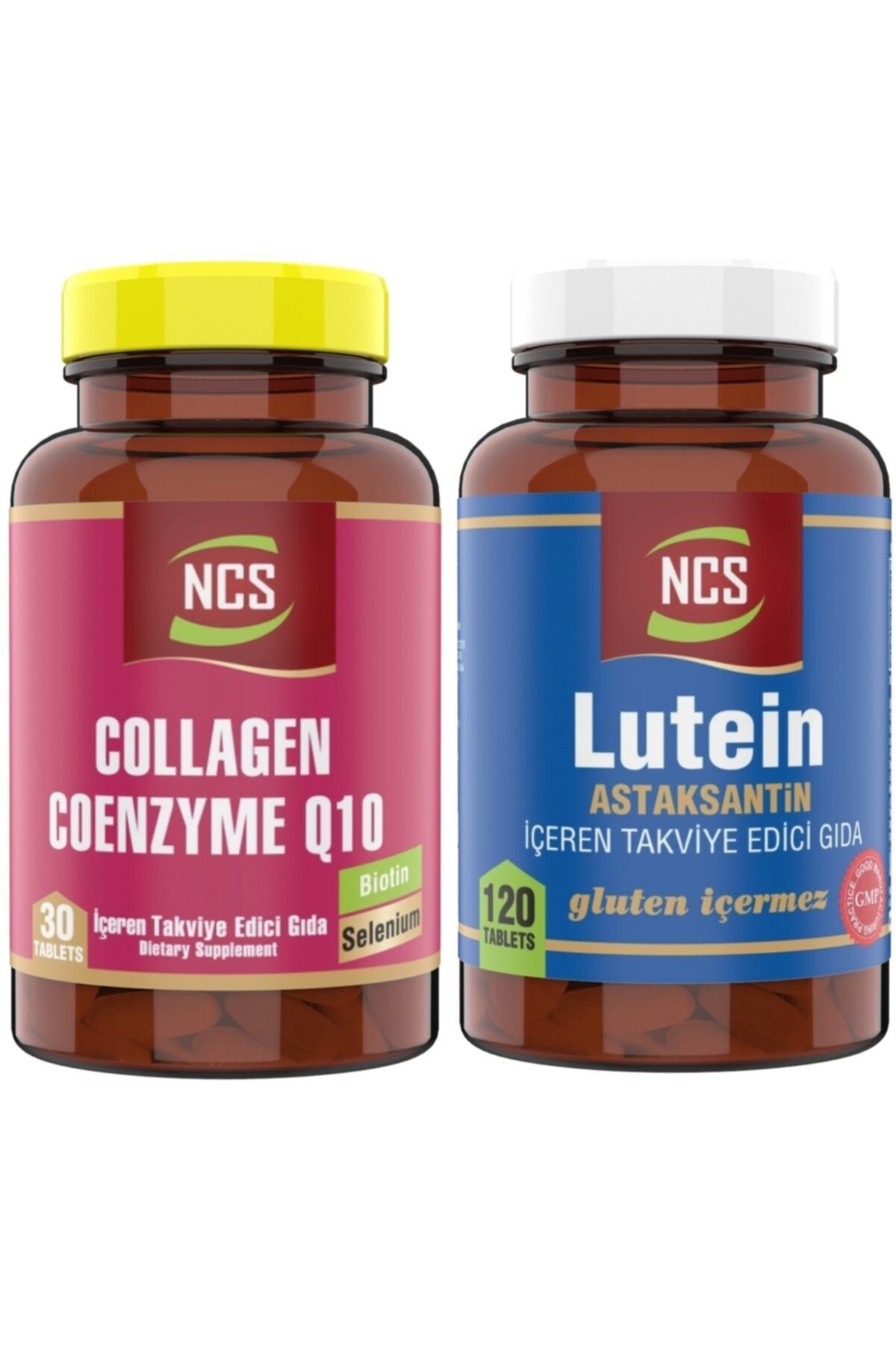 Ncs ® Lutein Astaksantin 120 Tablet Collagen Coenzyme 30 Tablet Biotin Çinko