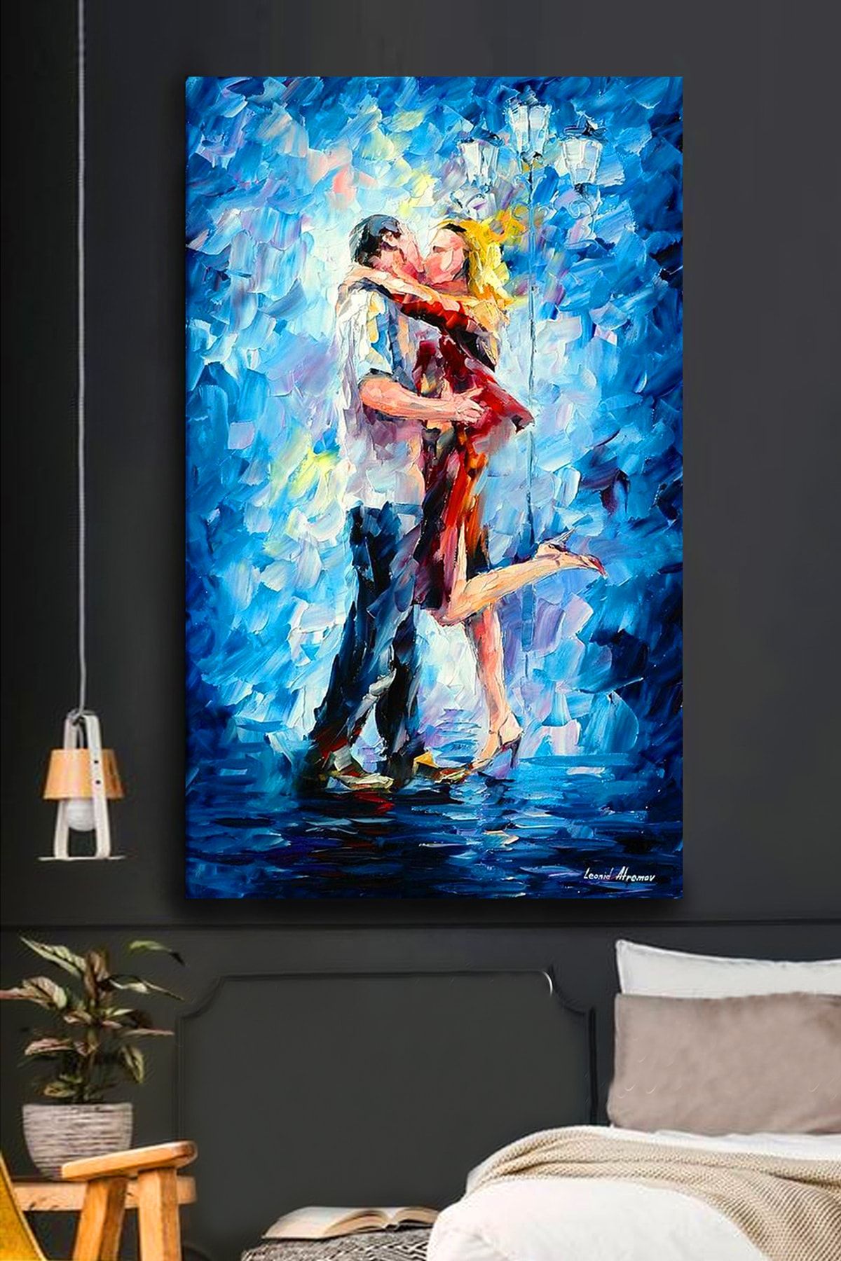 ColorVision Leonid Afremov Love Kanvas Tablo 40x70 Cm