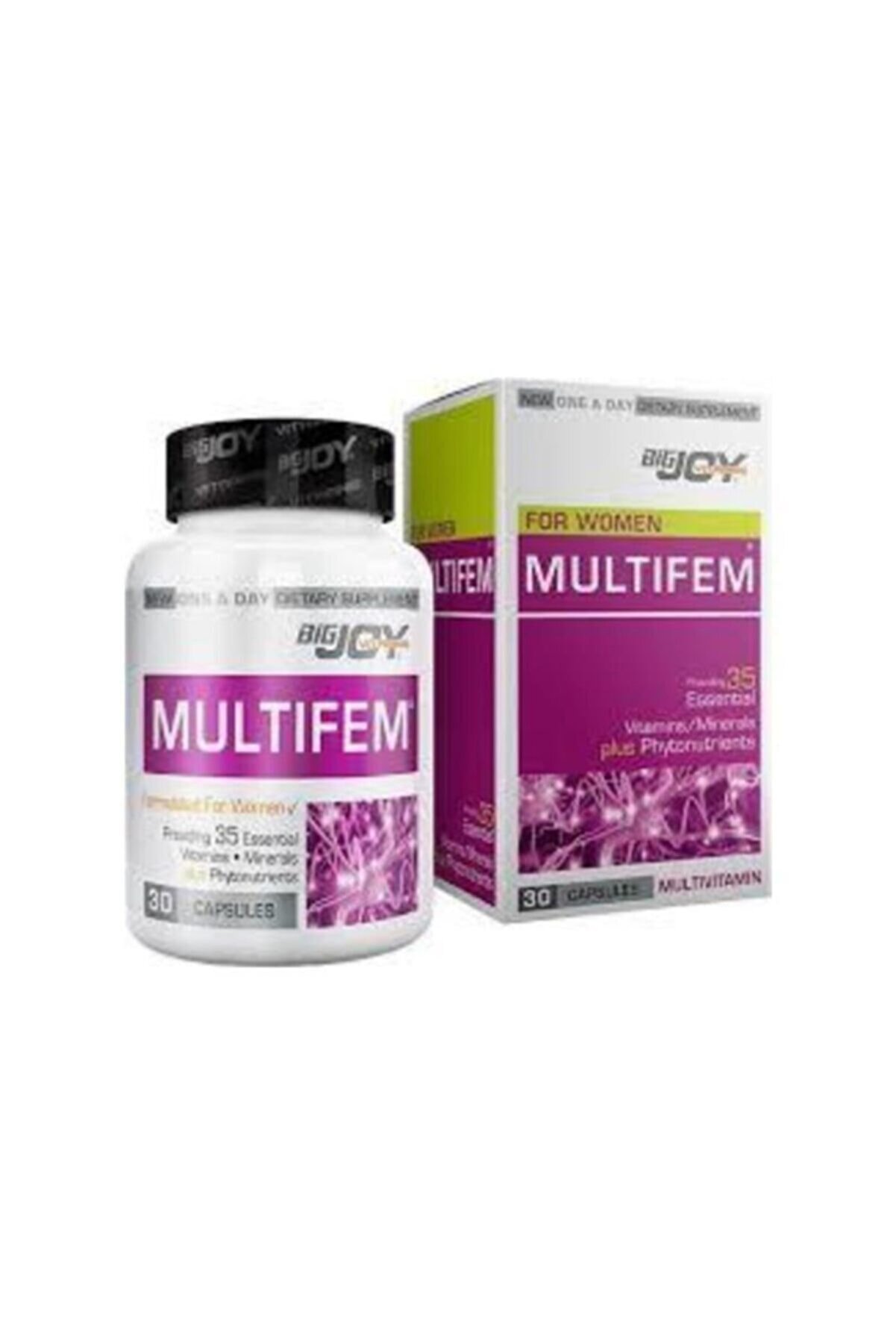 Bigjoy Sports Bigjoy Vitamins Multifem Multivitamin 30 Kapsül Skt: 12/2021