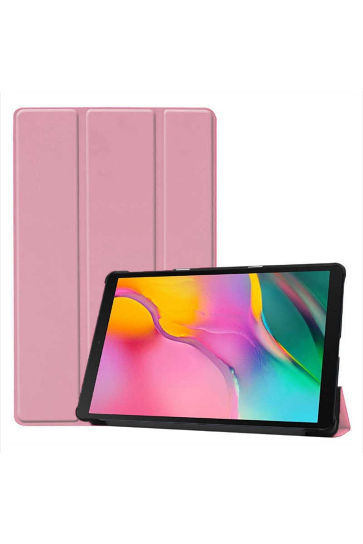 Mobildizayn Apple Ipad 10.2 Smart Cover Standlı Arkası Şeffaf Tablet Kılıfı