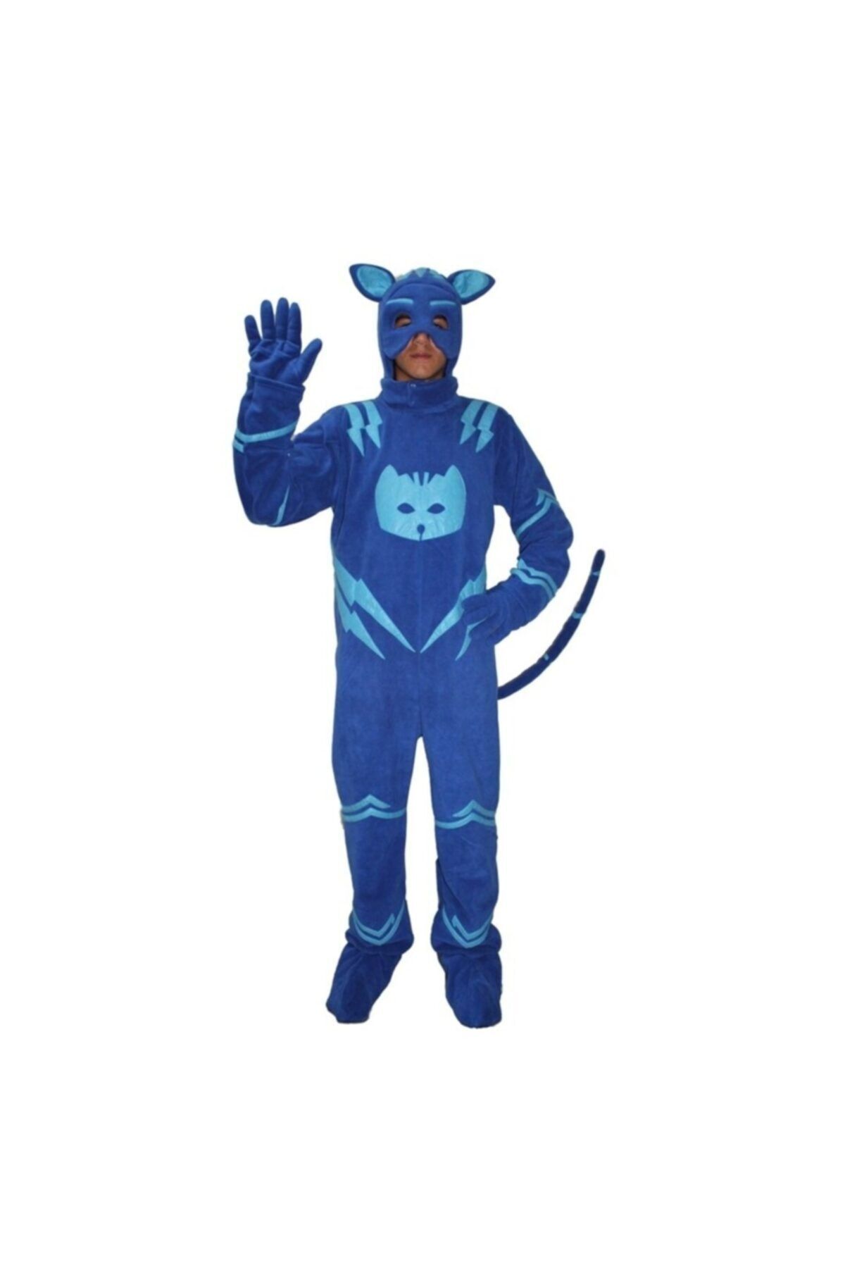 Kostüm Sarayı Pijamaskeliler Kedi Çocuk Kostümü Yetişkin