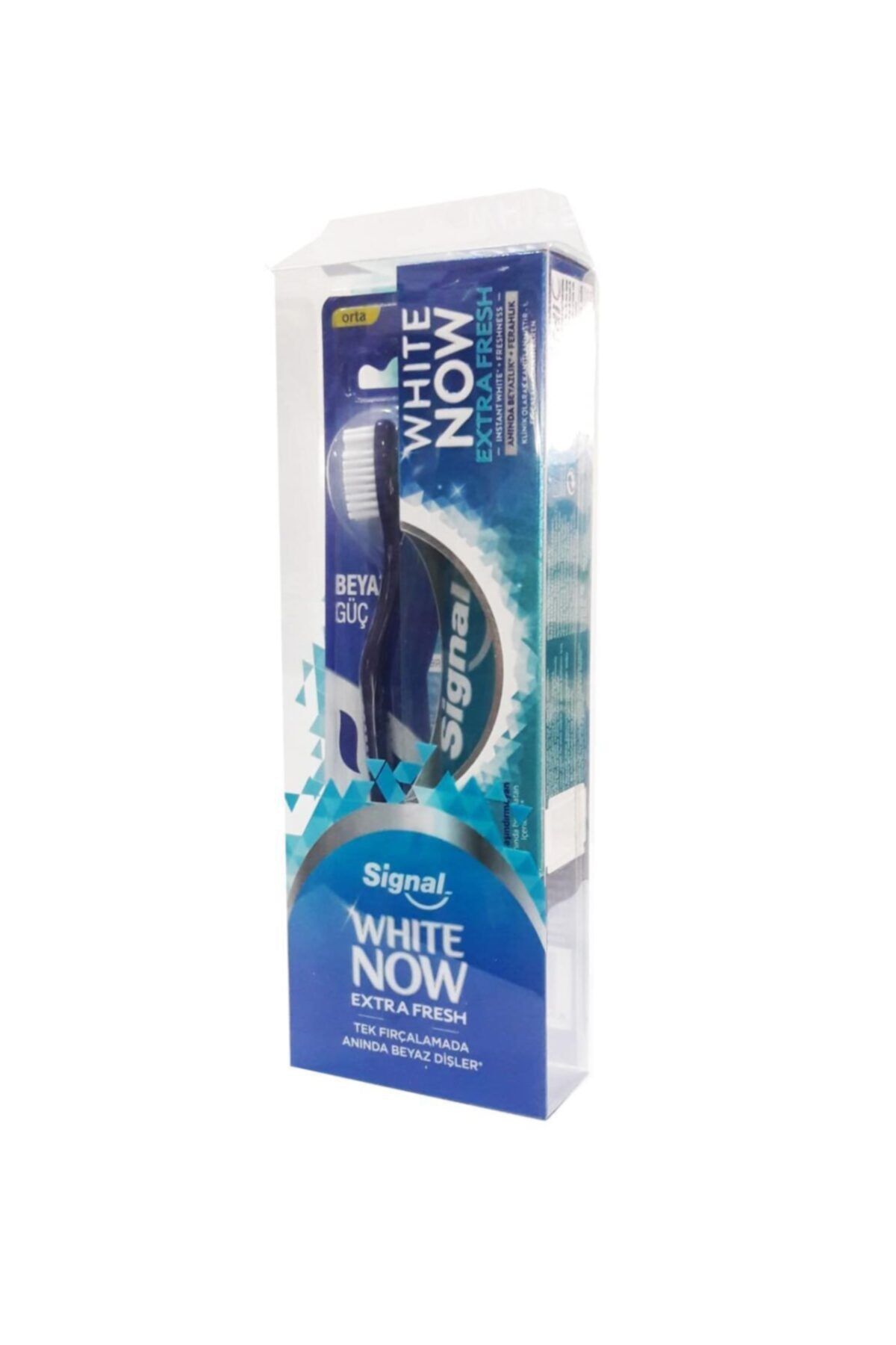 Signal White Now 75 Ml Diş Macunu Extra Fresh + Beyaz Güç Fırça Hediyeli