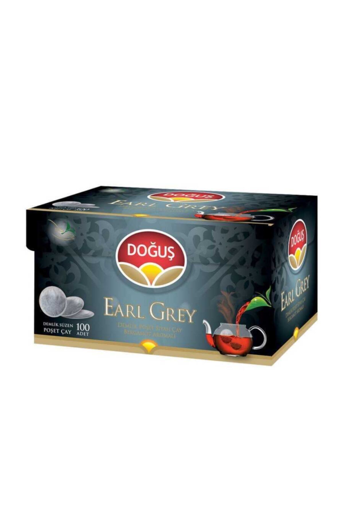 Doğuş Demlik Poşet Çay Earl Grey Bergamot Aromalı 3,2 gr 100'lü