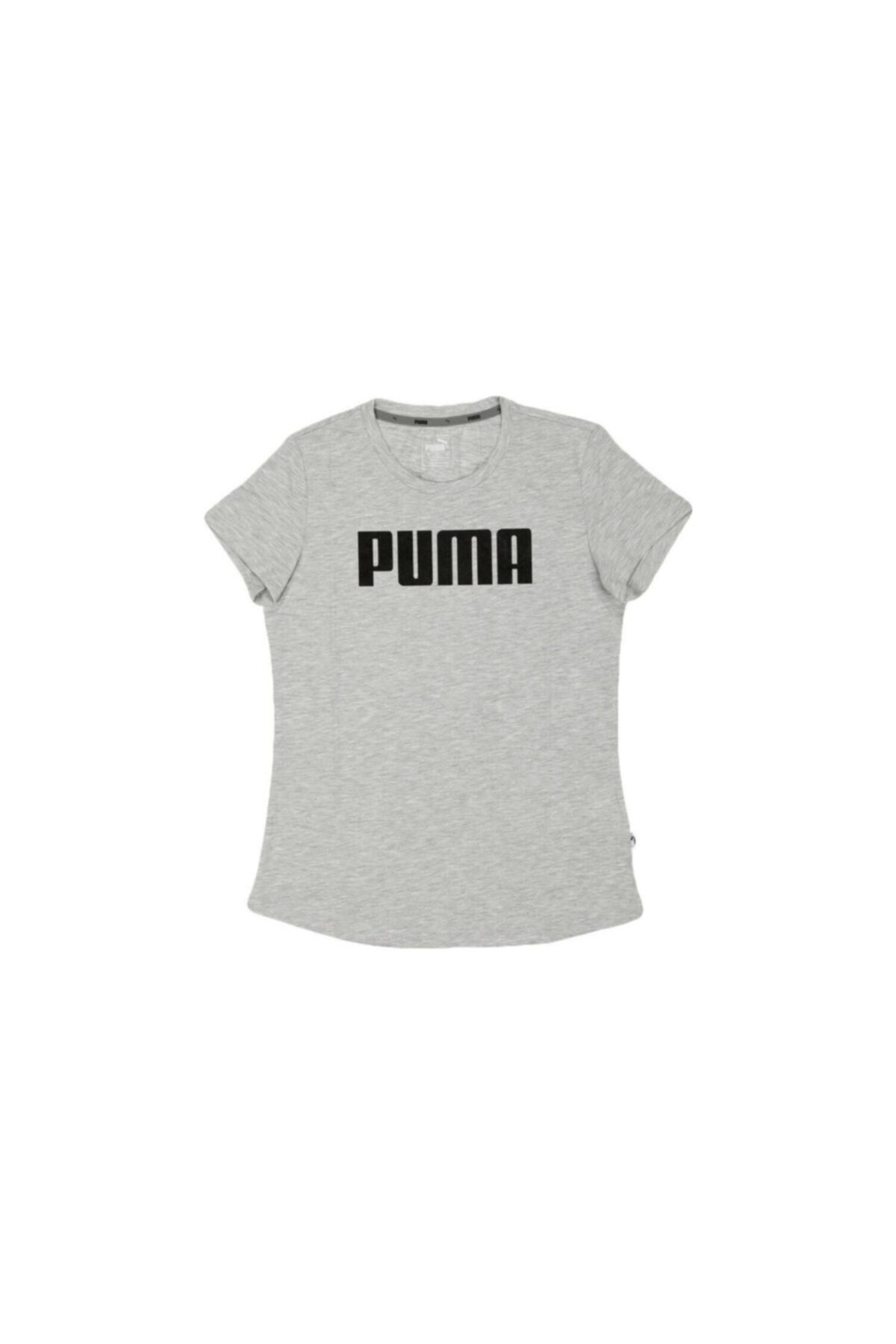Puma Kadın   Açık Gri Kısa Kol T-Shirt 84543803