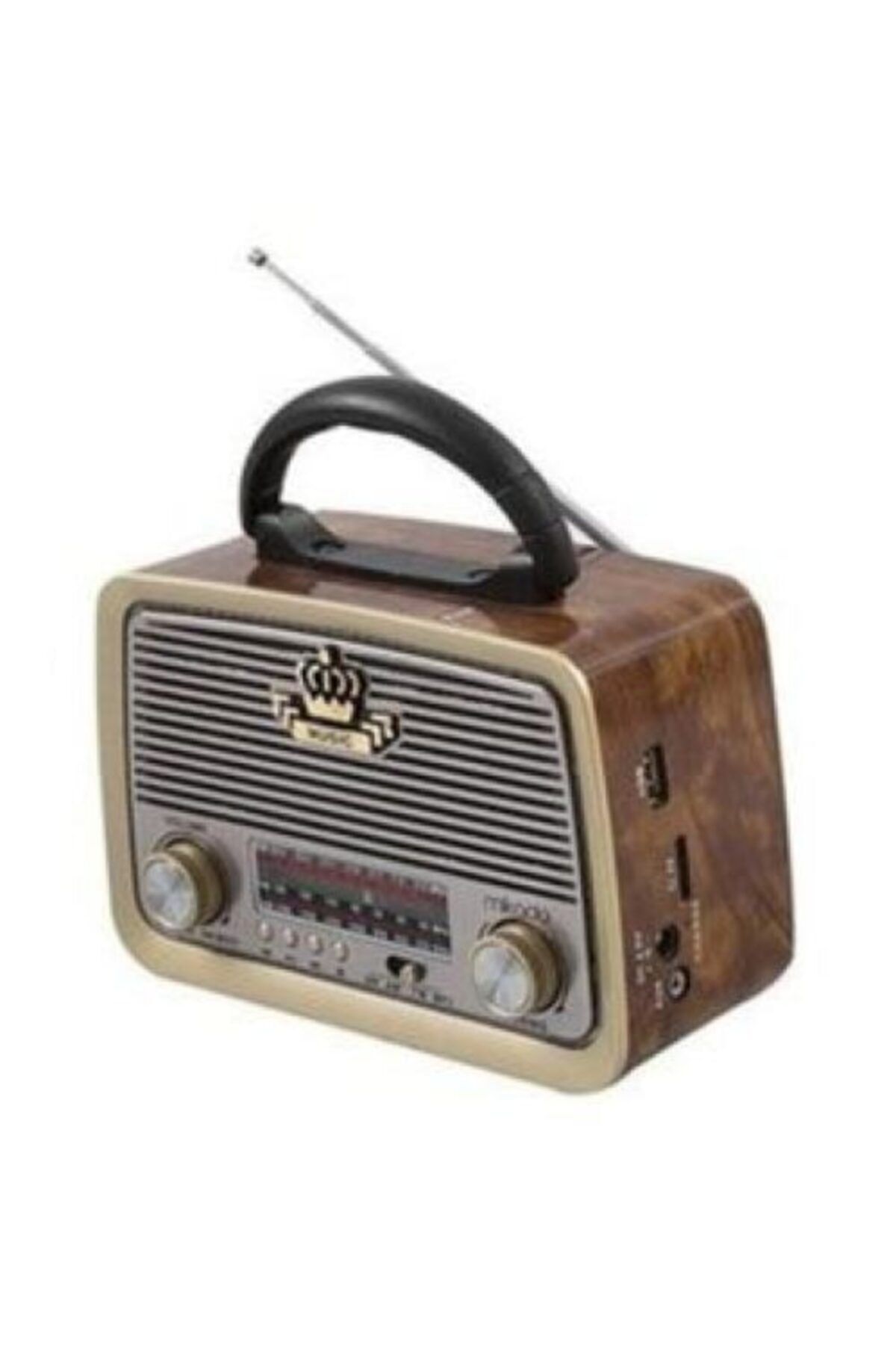 Genel Markalar Nostaljik Görünümlü Bluetoothlu Mp3 Çalar Radyo Müzik Kutusu 301 Byğl
