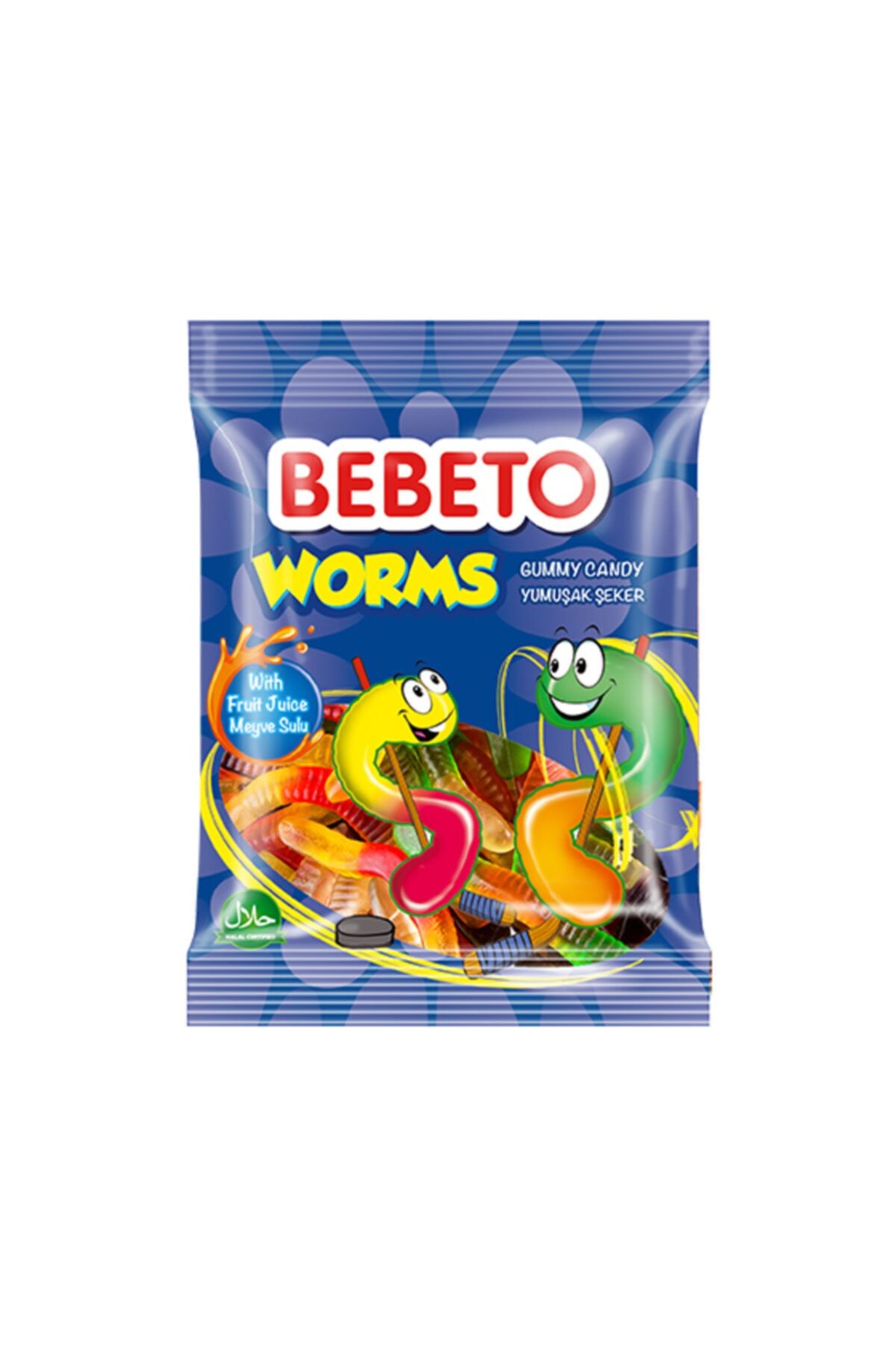 BEBETO Worms 80 gr 12 Adet