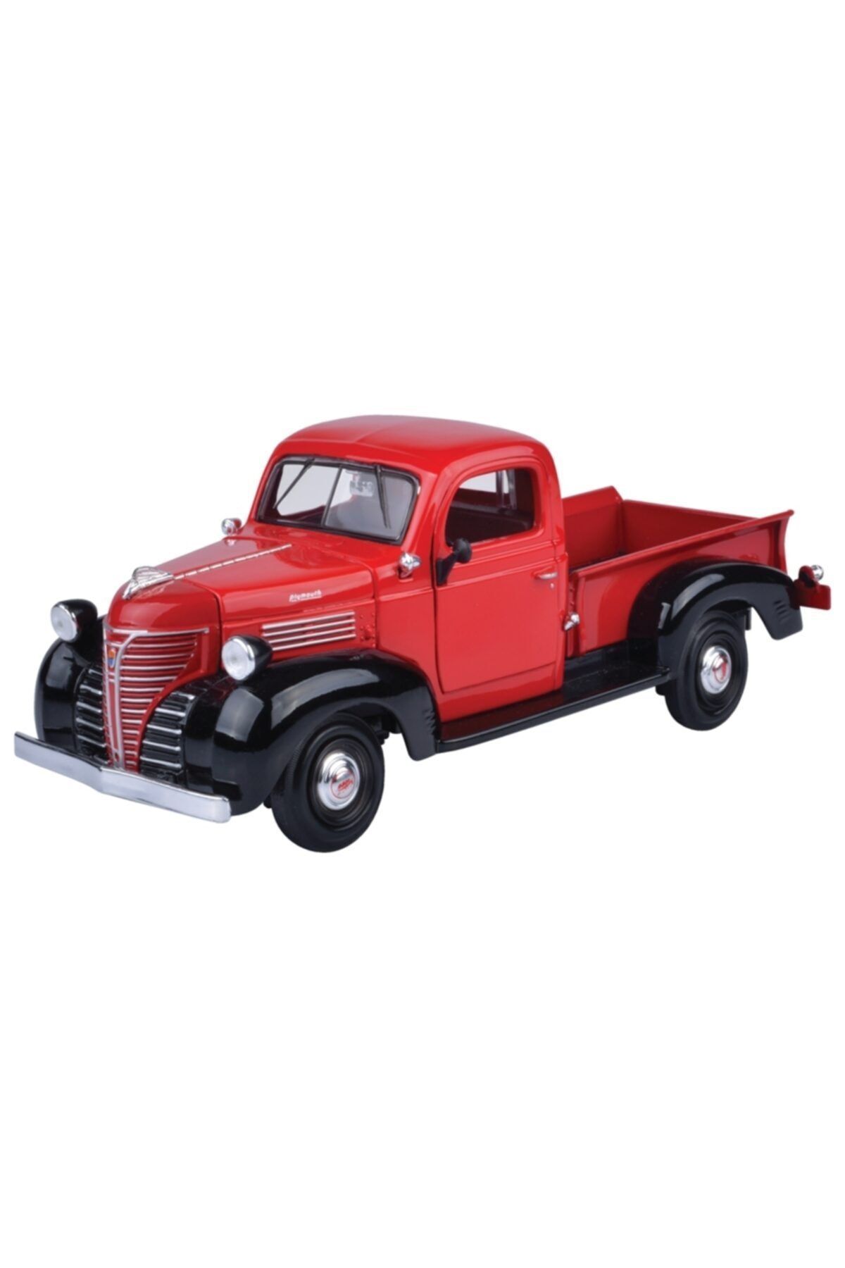 Motor Max 1:24 1941 Plymouth Pickup Model Araba 1941 Plymouth Pickup Kırmızı Klasik Araba Scn