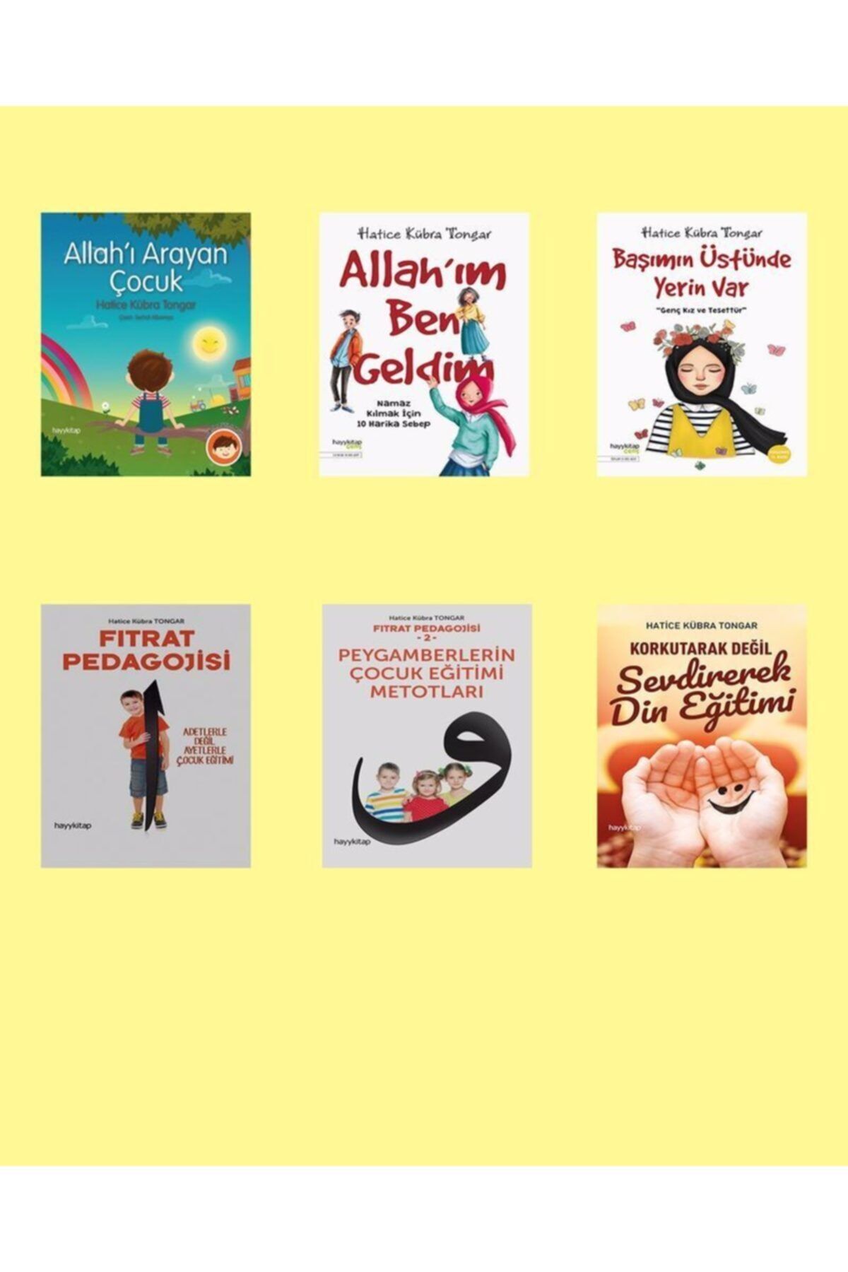 Hayykitap Hatice Kübra Tongar 6'lı Çocuk Eğitim Seti + Hediye Kitap
