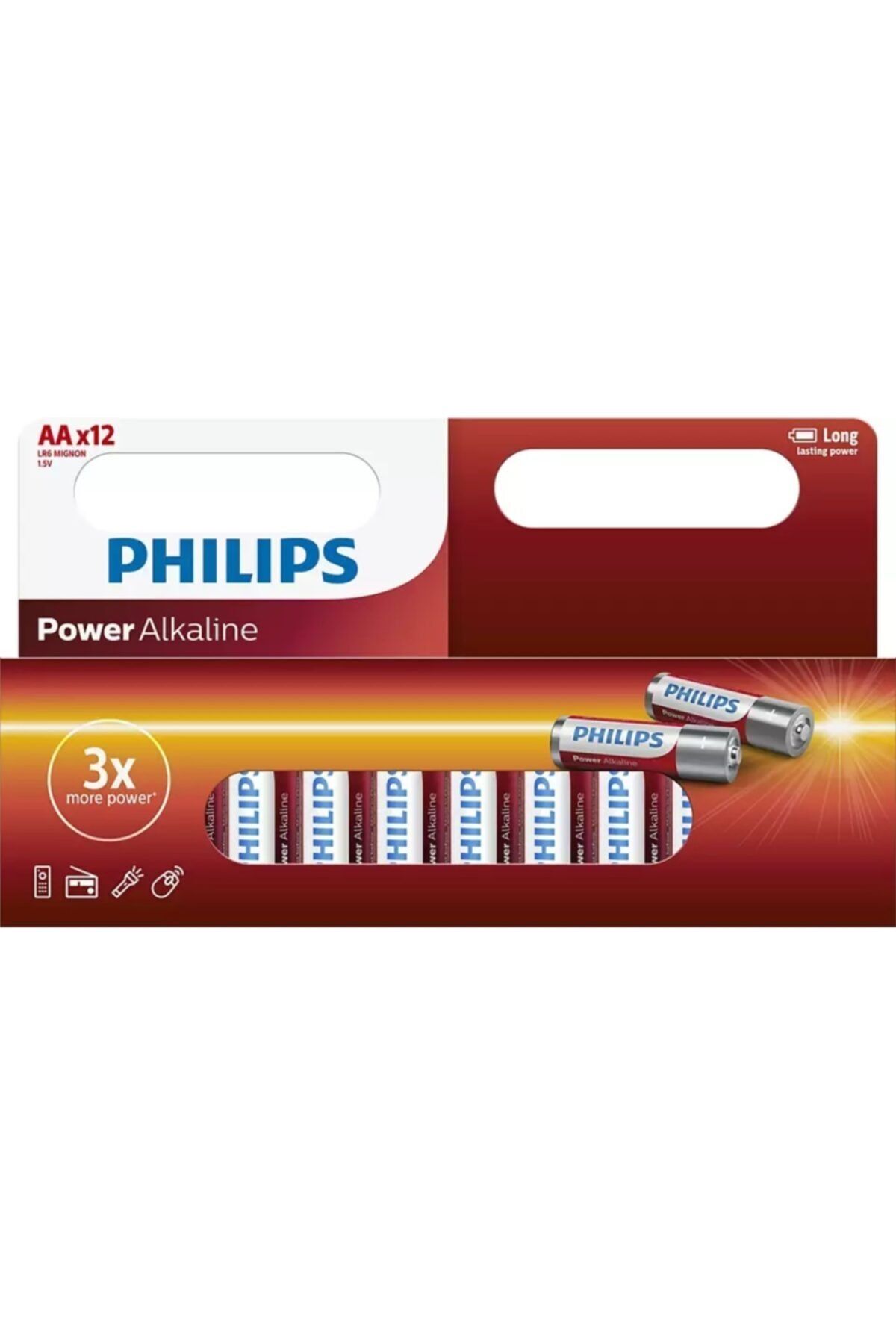 Philips Power Alkalin AA X12