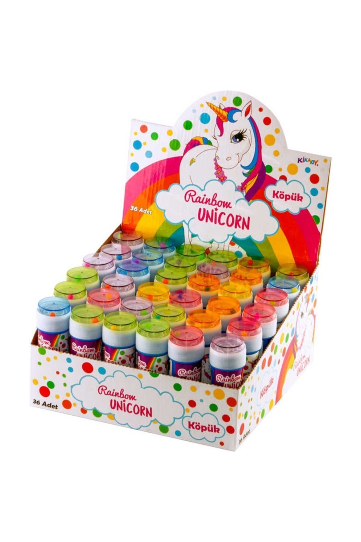 Unicorn Rainbow Unicorn Köpük Balon 36lı