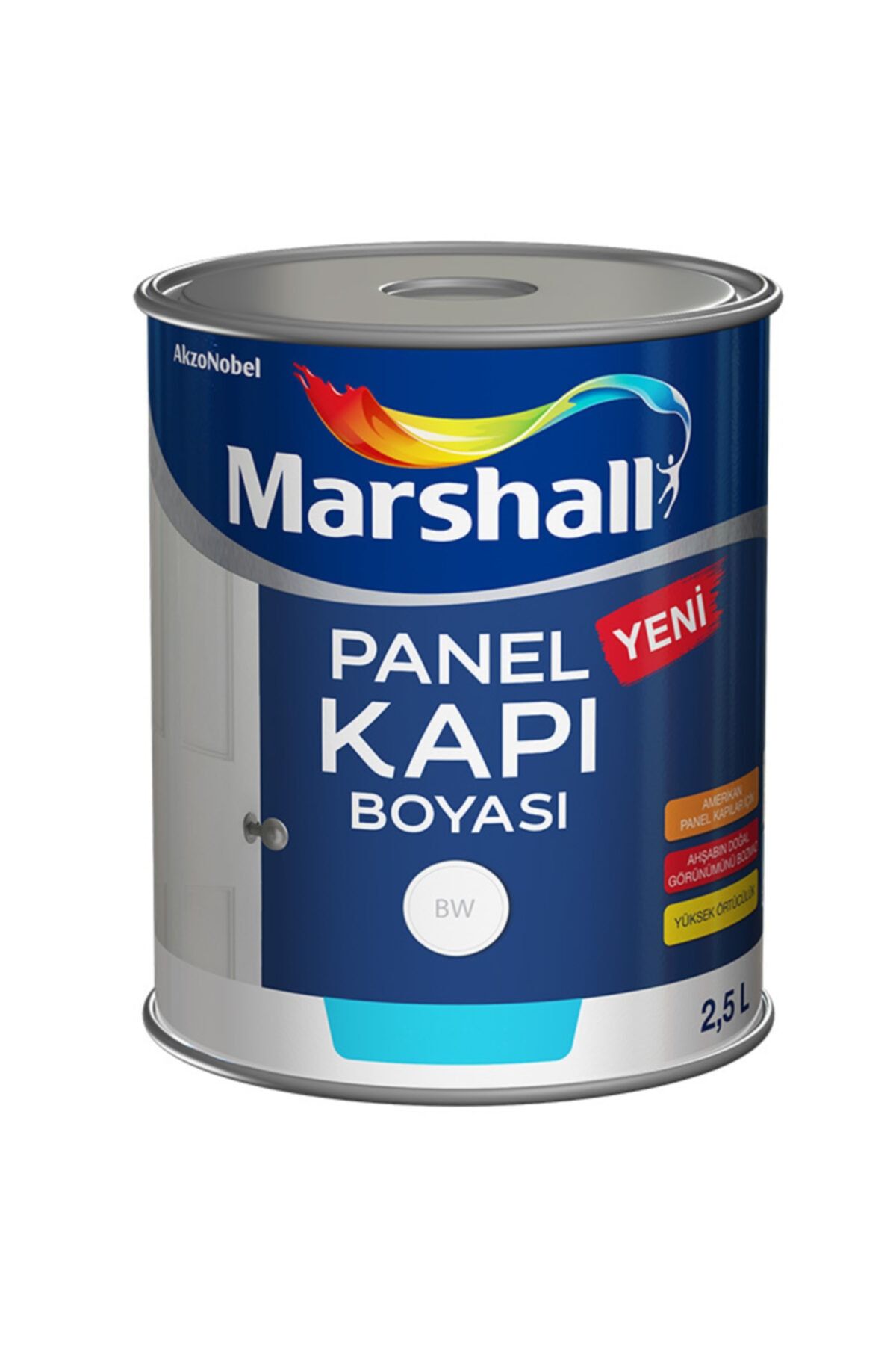 Marshall Su Bazlı Panel Kapı Boyası 2.5 Lt Damla Sakızı