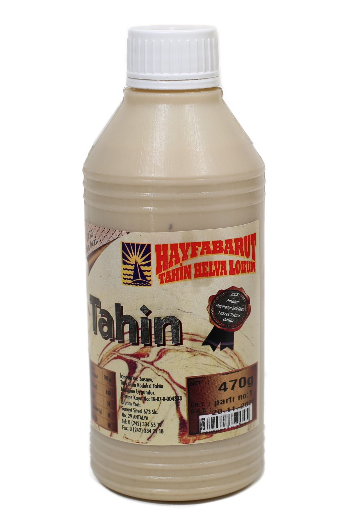 Hayfabarut Taş Değirmen Tahin 470gr