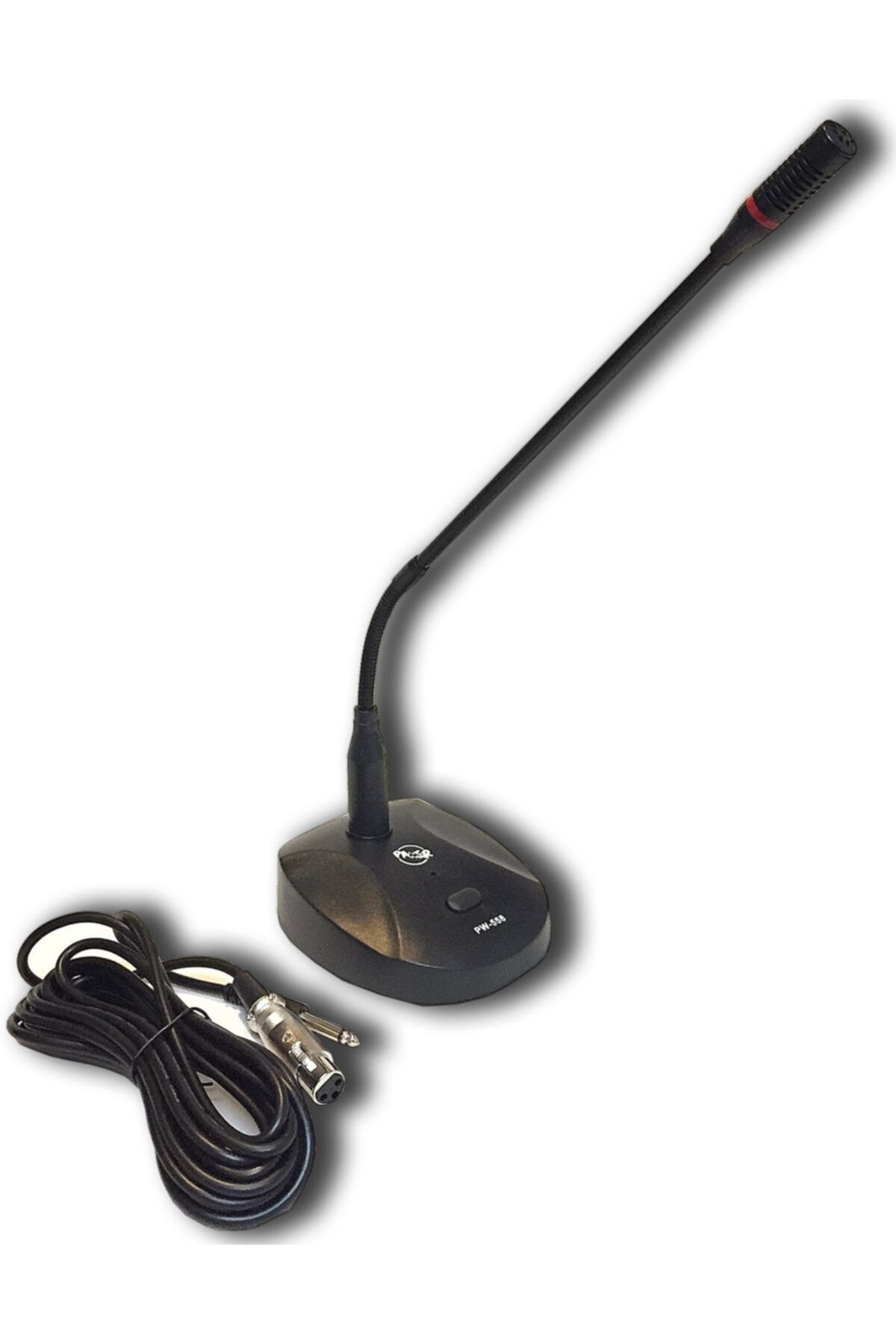 Pawer Işıklı Kablolu Kürsü Mikrofonu Pw-558
