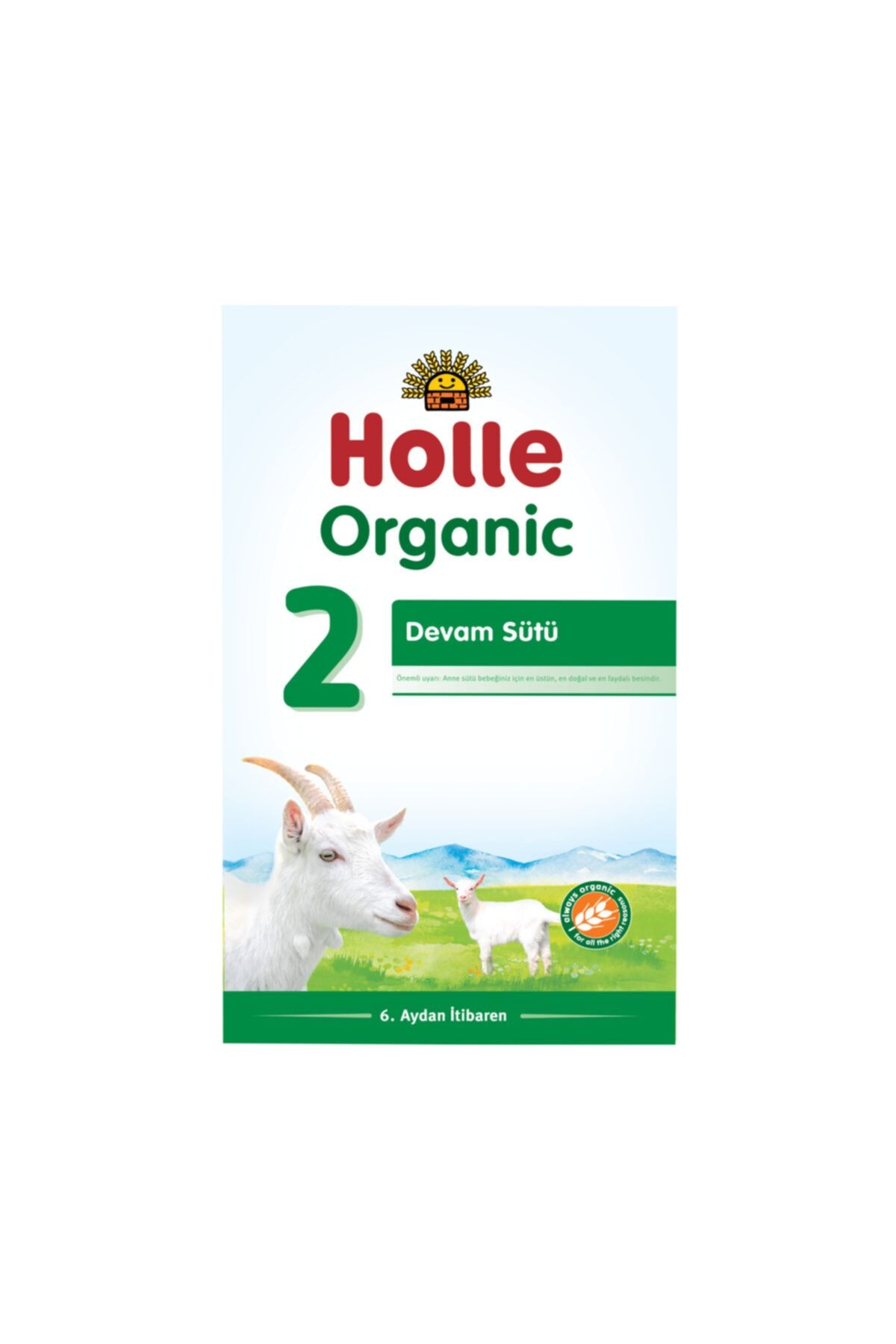 Holle 2 Organik Keçi Devam Sütü 400gr